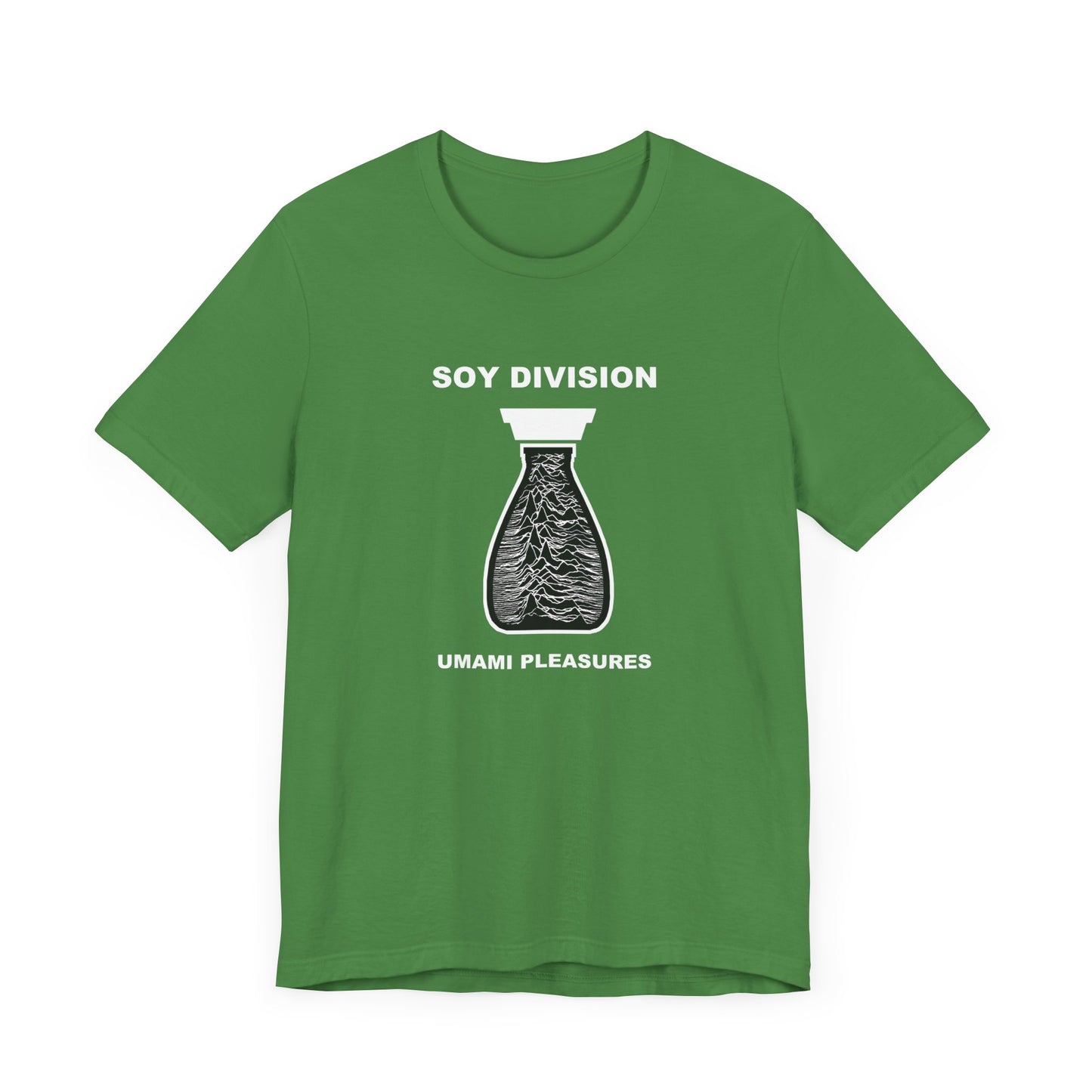 Soy Division Short Sleeve Tee Shirt - A Hilarious Joy Division Spoof