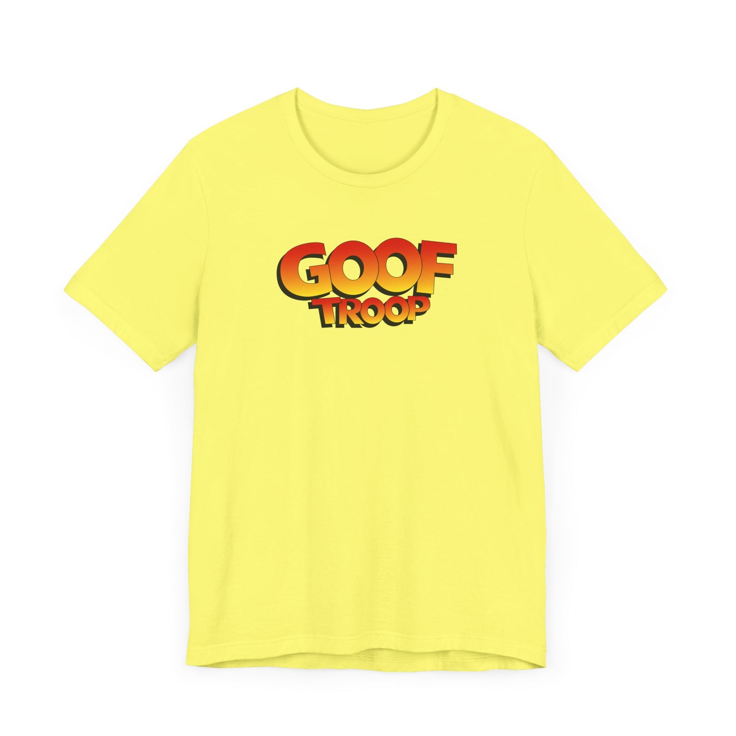 90s Afternoon Cartoon Goof Troop Short Sleeve Tee Shirt - A Nostalgic Throwback