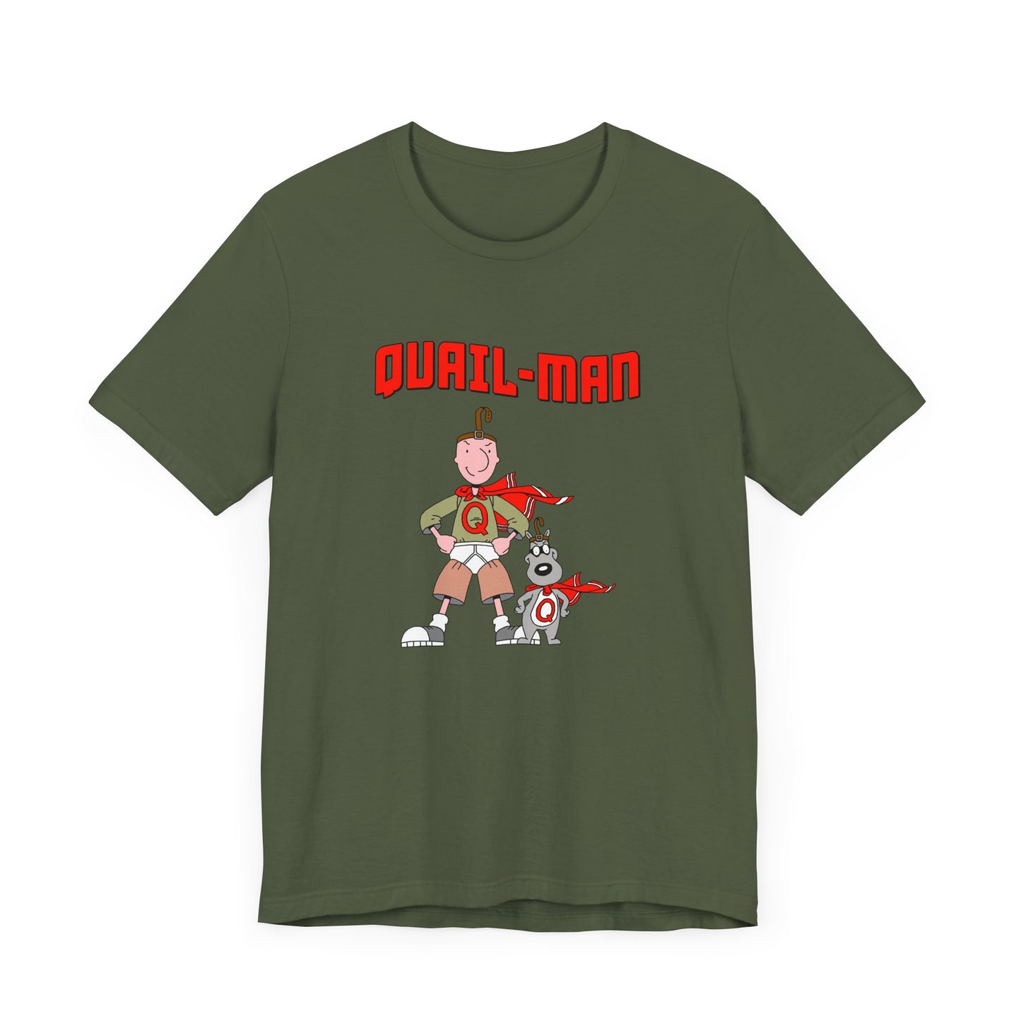 Doug Quailman Short Sleeve Tee Shirt - A Nostalgic Tribute to 90s Superhero Fun