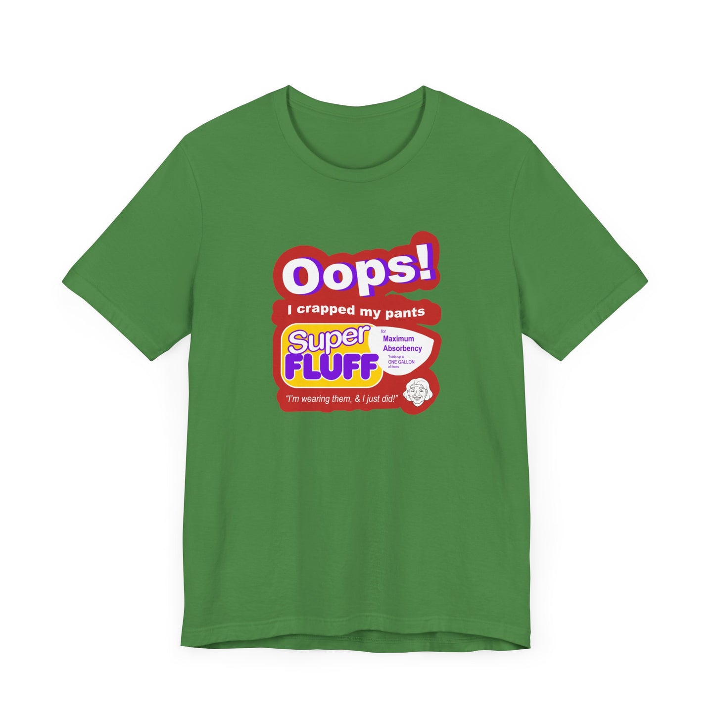 Oops I Crapped My Pants Short Sleeve Tee Shirt - A Hilarious Tribute to 90s SNL