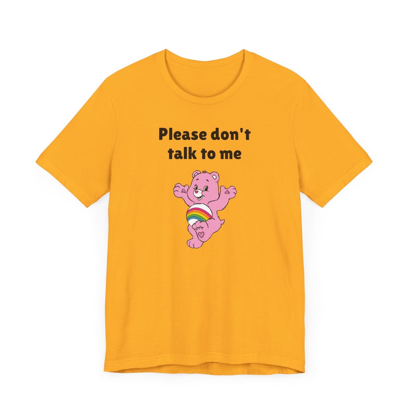 Please Don’t Talk to Me Short Sleeve Tee Shirt - A Polite Way to Set Boundaries