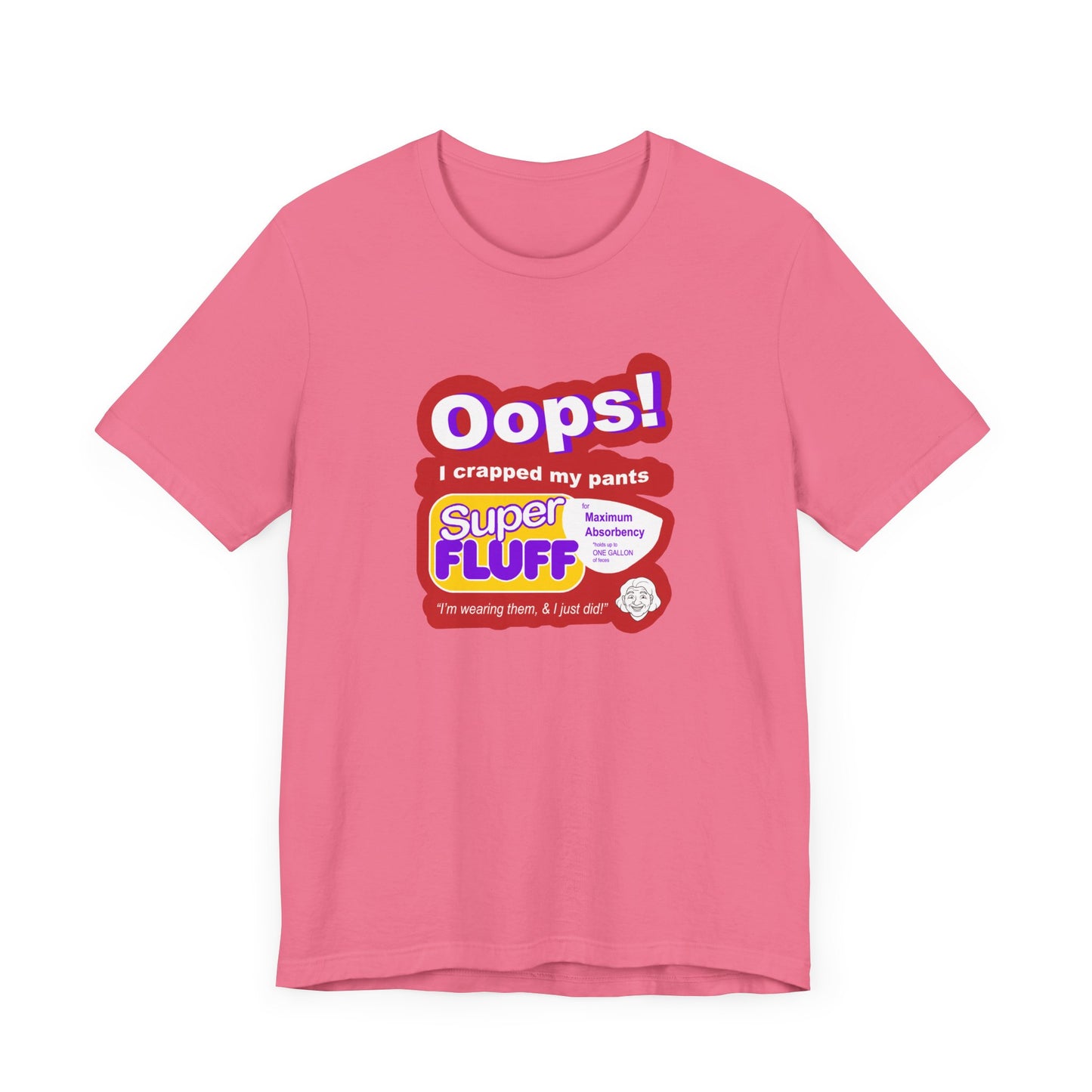 Oops I Crapped My Pants Short Sleeve Tee Shirt - A Hilarious Tribute to 90s SNL