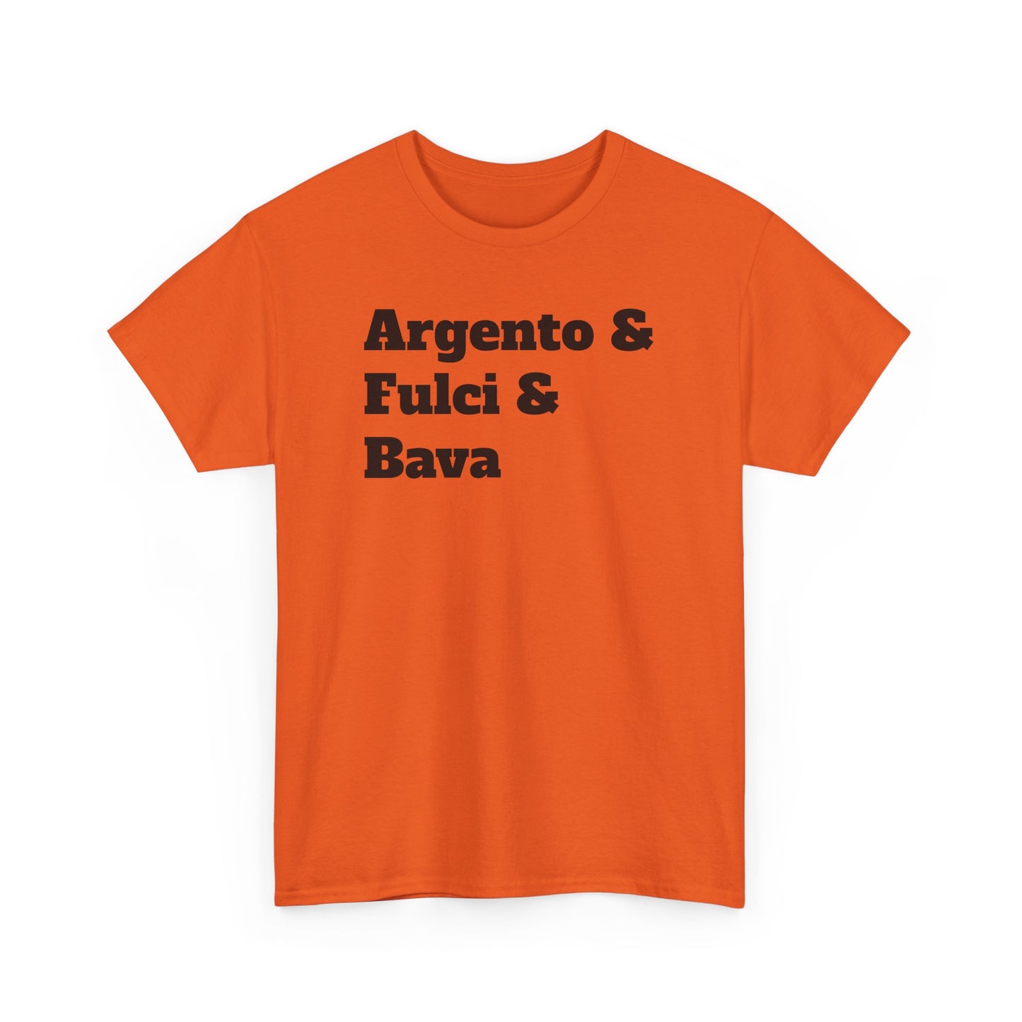Italian Horror Directors Tee – Argento & Fulci & Bava Tribute