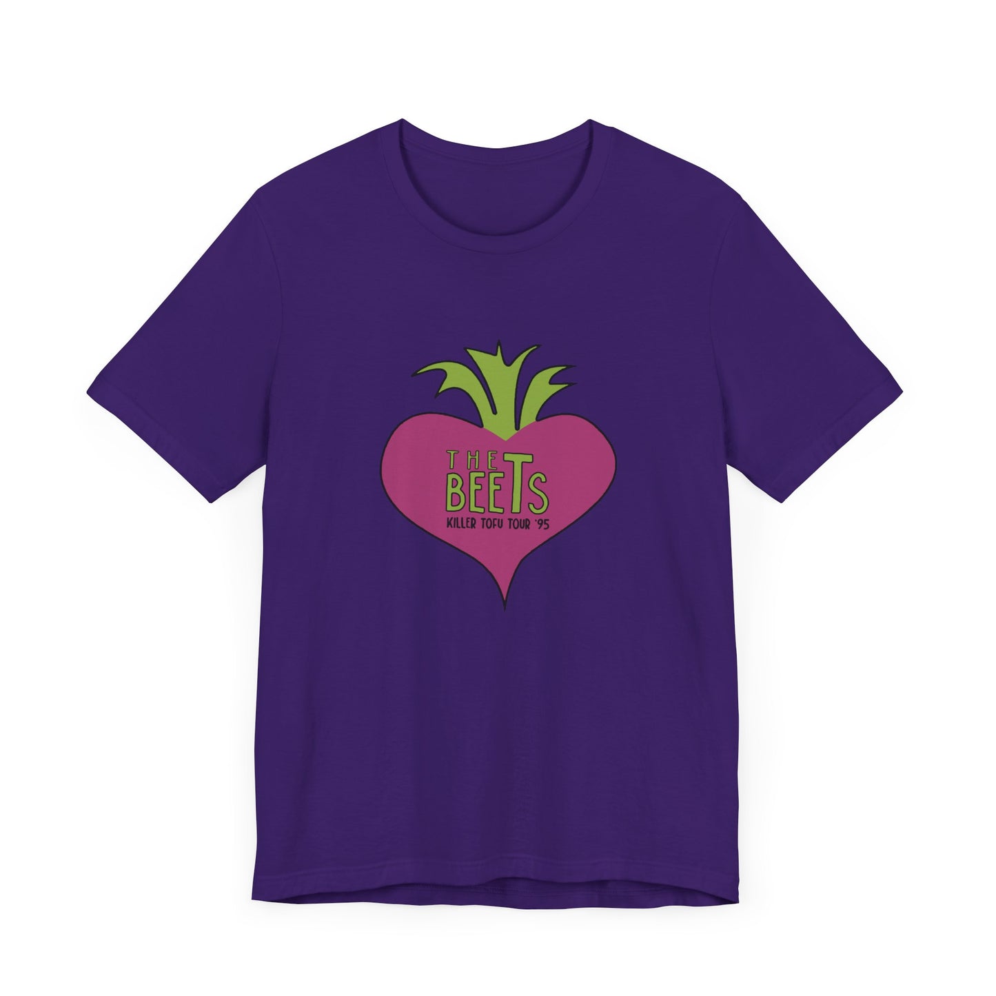 Doug The Beets World Tour '95 Short Sleeve T-Shirt - 90s Cartoon Band Nostalgia