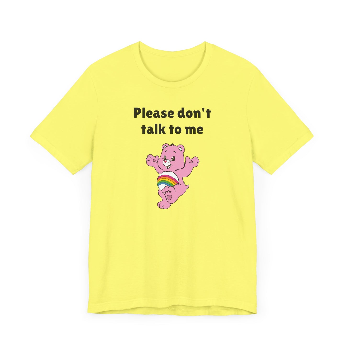 Please Don’t Talk to Me Short Sleeve Tee Shirt - A Polite Way to Set Boundaries