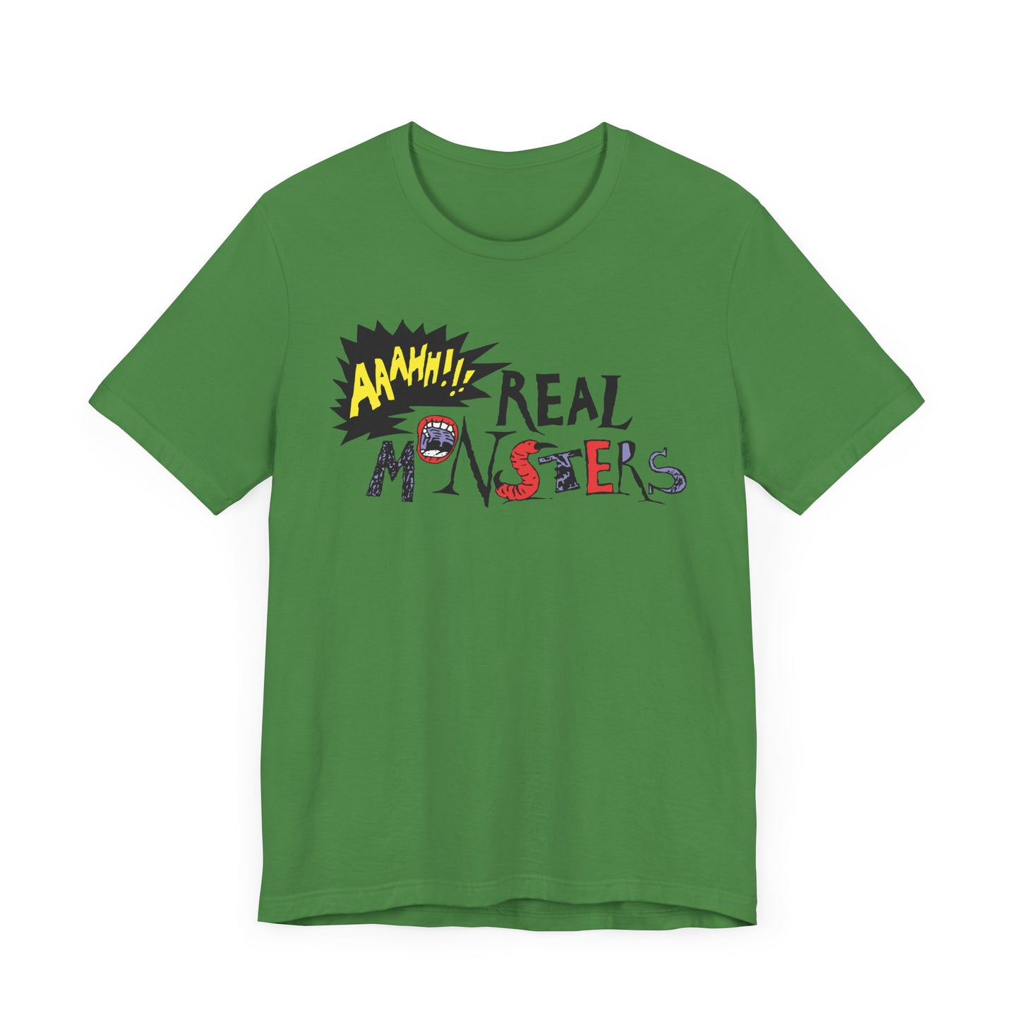 AAAHH!!! Real Monsters Short Sleeve T-Shirt - 90s Nickelodeon Inspired Nostalgia