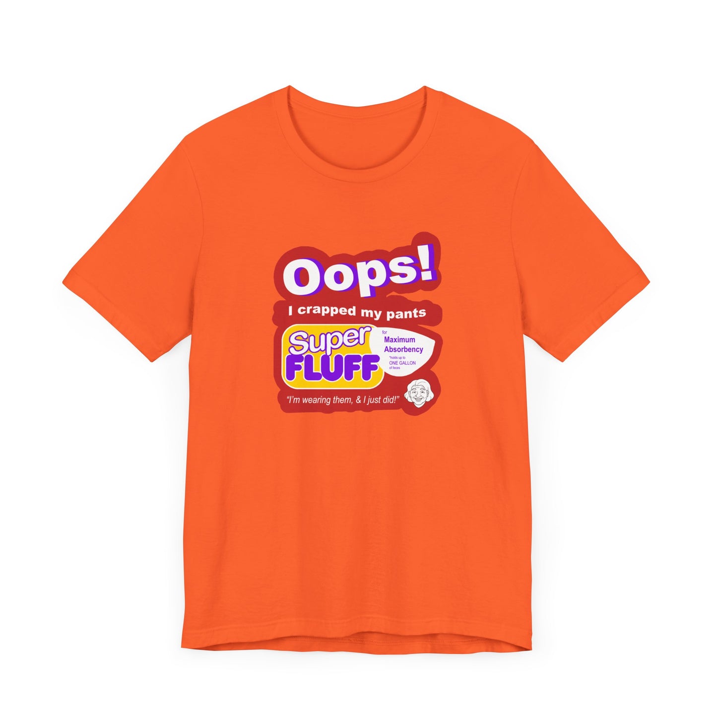 Oops I Crapped My Pants Short Sleeve Tee Shirt - A Hilarious Tribute to 90s SNL