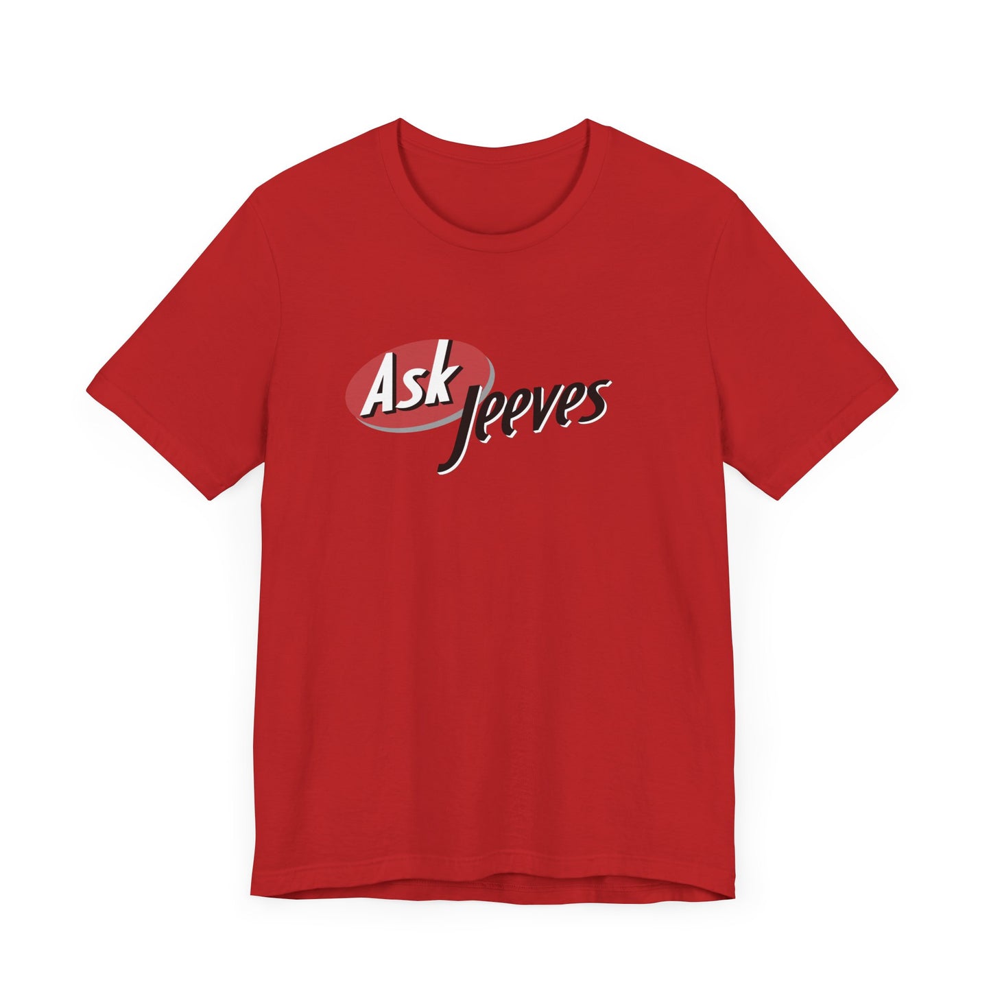 Ask Jeeves Short Sleeve Tee Shirt - A Nostalgic Nod to Internet History
