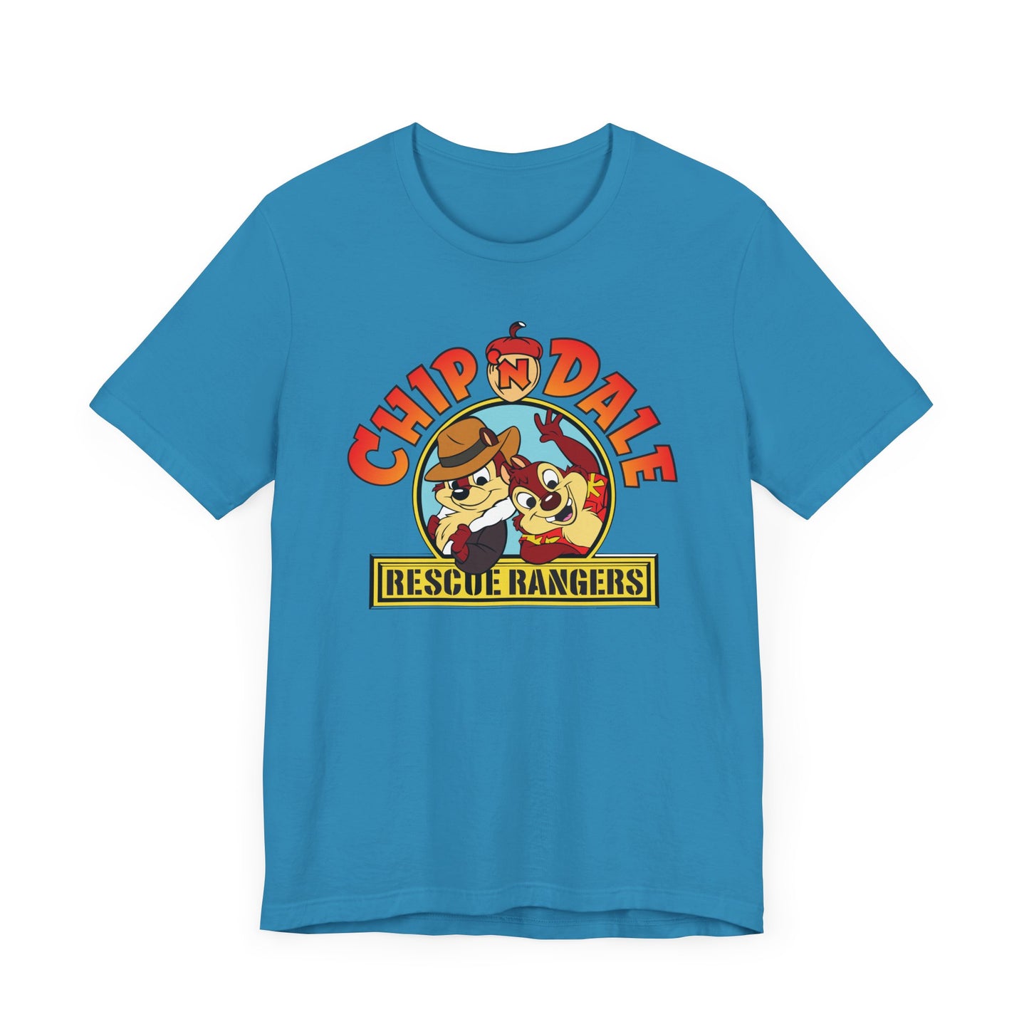 Chip 'n Dale Rescue Rangers Short Sleeve Tee Shirt - A Nostalgic Nod to a 90s Classic
