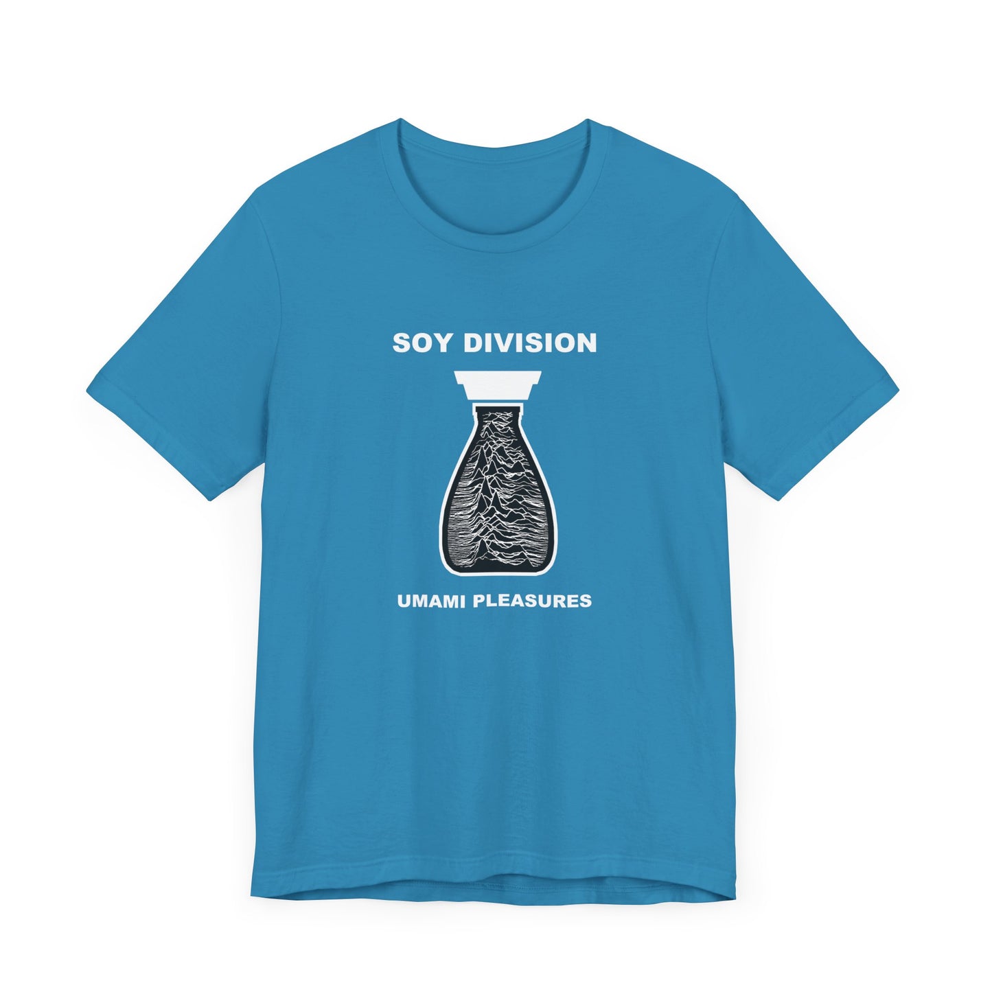 Soy Division Short Sleeve Tee Shirt - A Hilarious Joy Division Spoof
