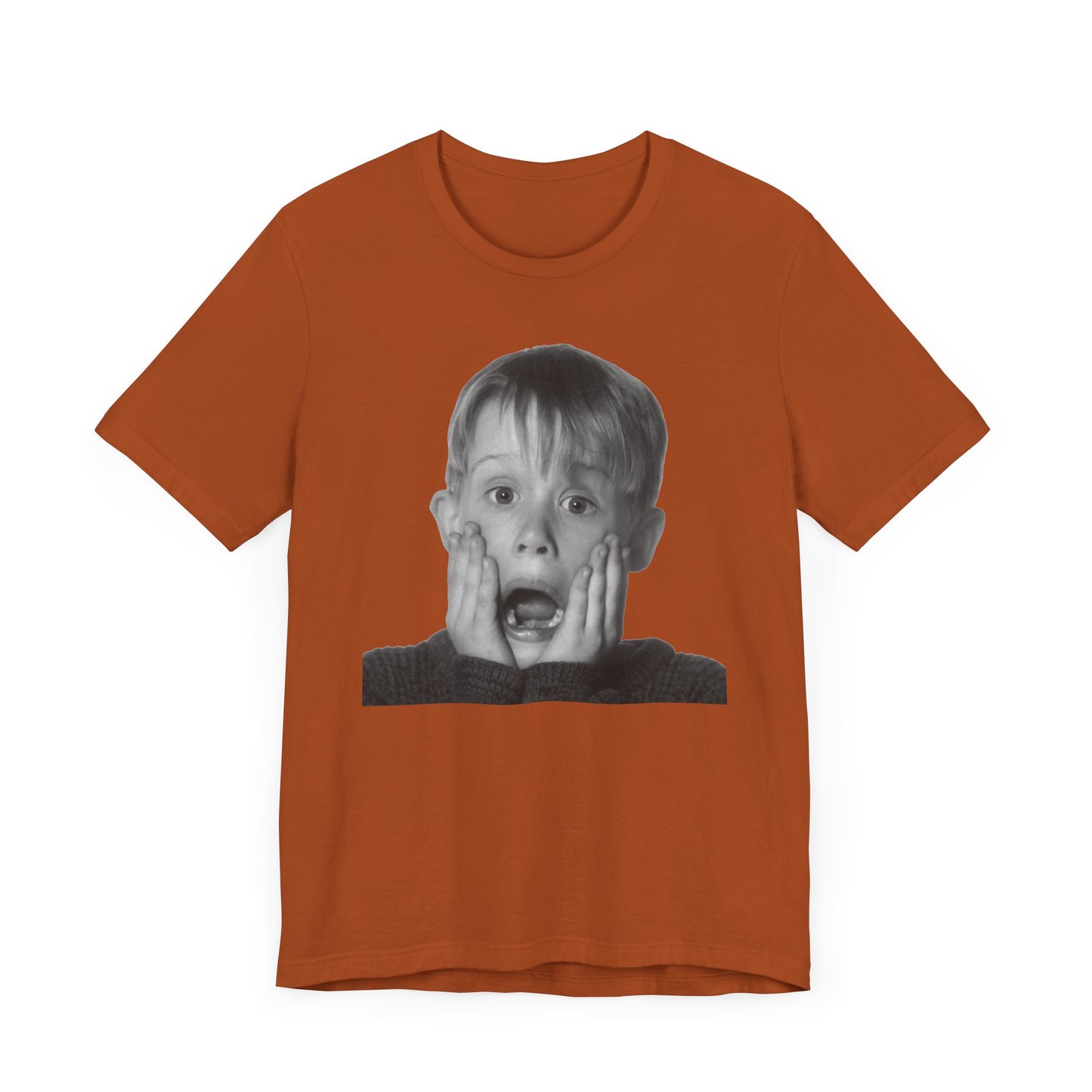 Home Alone Kevin McCallister Short Sleeve Tee Shirt - A Nostalgic Holiday Classic