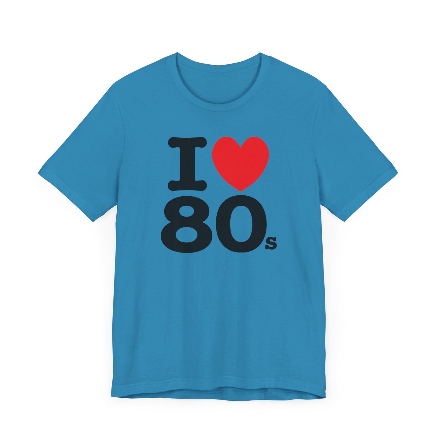 I Heart 80’s Short Sleeve Tee Shirt - Celebrate the Greatest Decade
