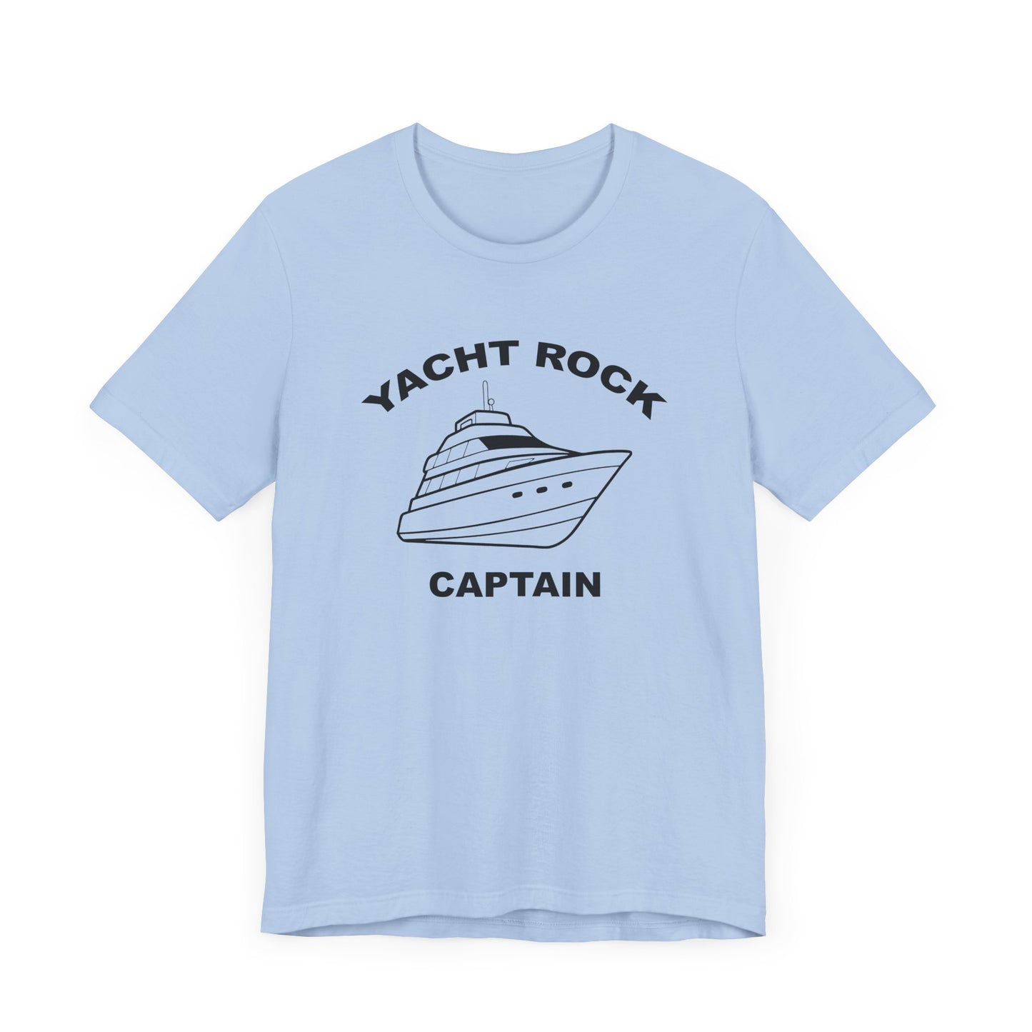 Yacht Rock Captain Short Sleeve Tee Shirt - Smooth Sailing in Style