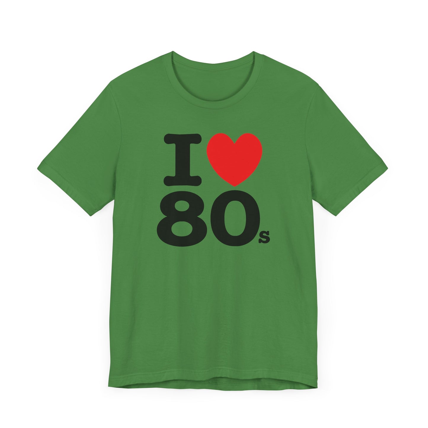 I Heart 80’s Short Sleeve Tee Shirt - Celebrate the Greatest Decade