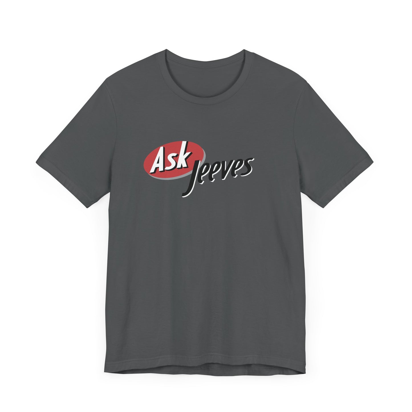 Ask Jeeves Short Sleeve Tee Shirt - A Nostalgic Nod to Internet History