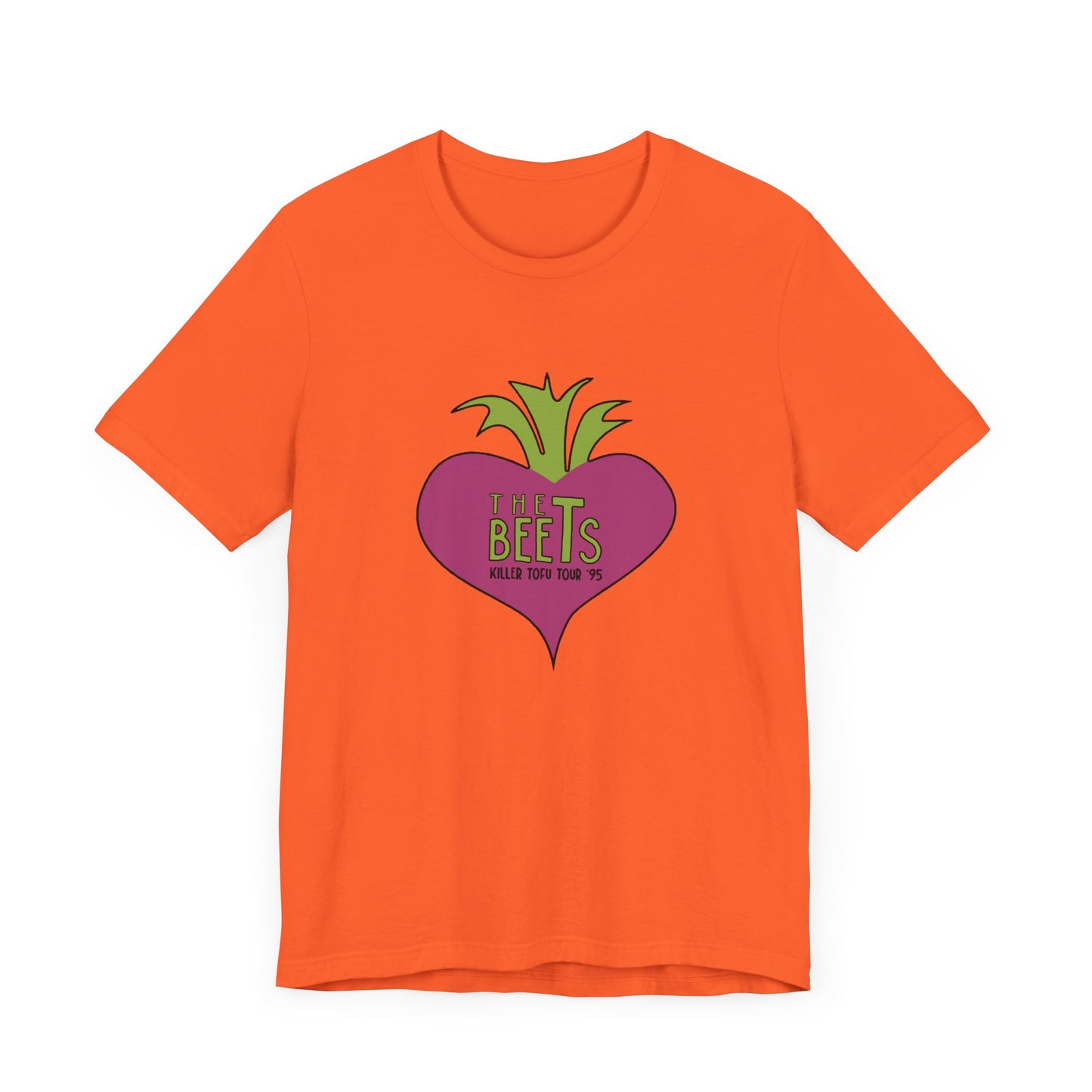 Doug The Beets World Tour '95 Short Sleeve T-Shirt - 90s Cartoon Band Nostalgia