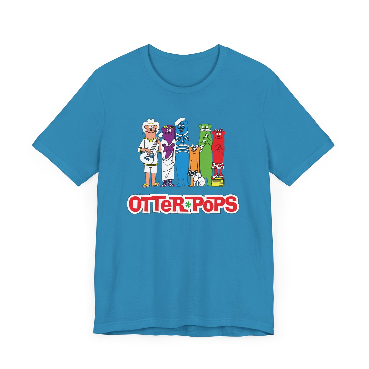 Otter Pops Short Sleeve T-Shirt - 80s Nostalgia Summer Fun