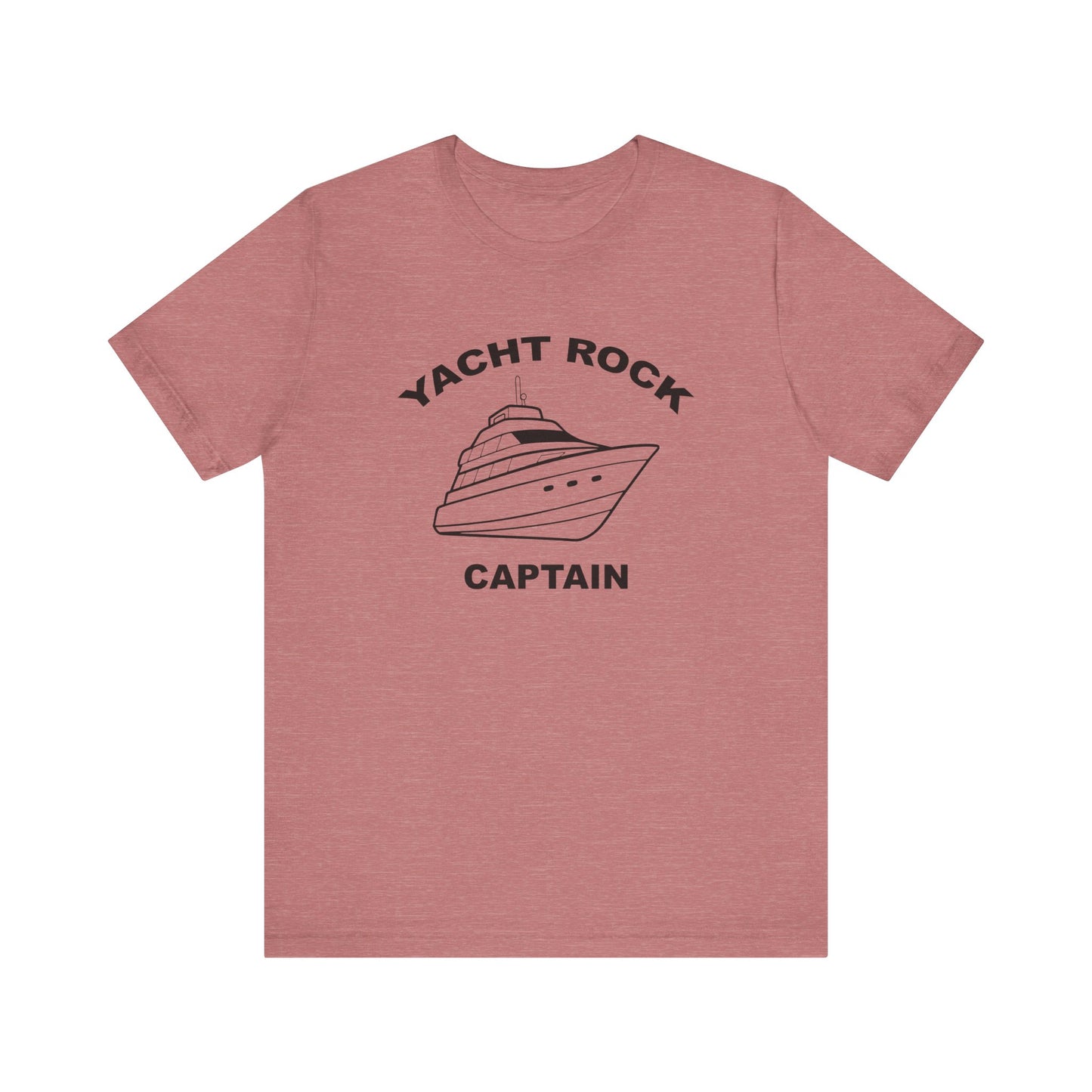 Yacht Rock Captain Short Sleeve Tee Shirt - Smooth Sailing in Style