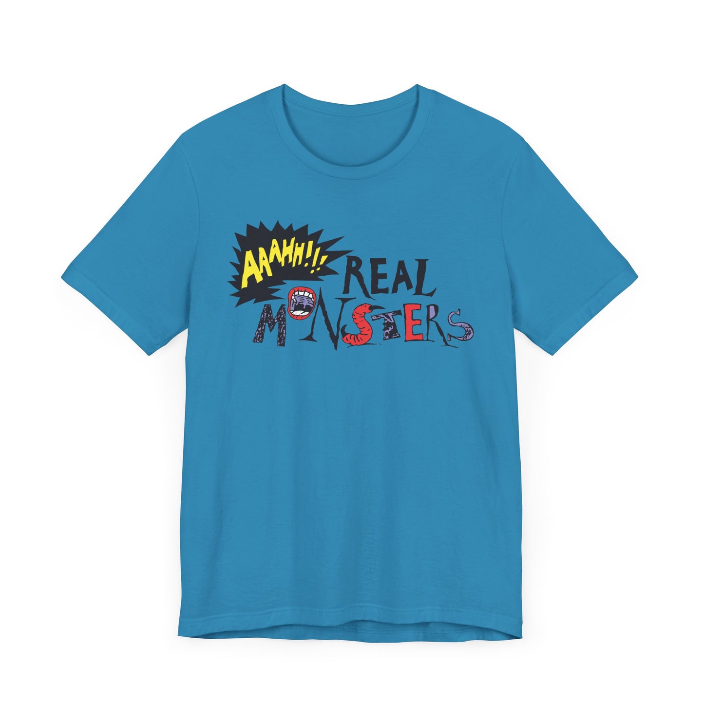 AAAHH!!! Real Monsters Short Sleeve T-Shirt - 90s Nickelodeon Inspired Nostalgia