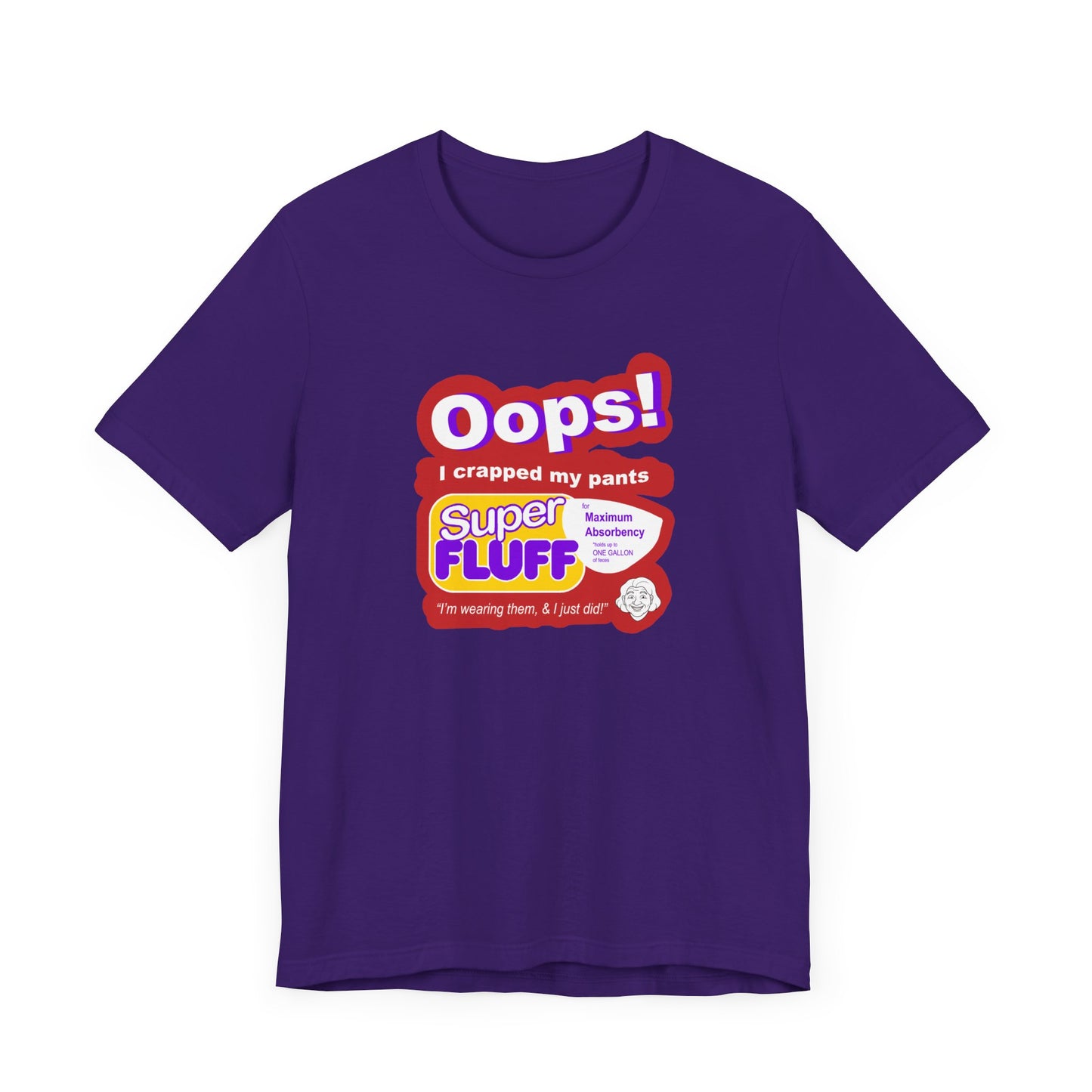 Oops I Crapped My Pants Short Sleeve Tee Shirt - A Hilarious Tribute to 90s SNL
