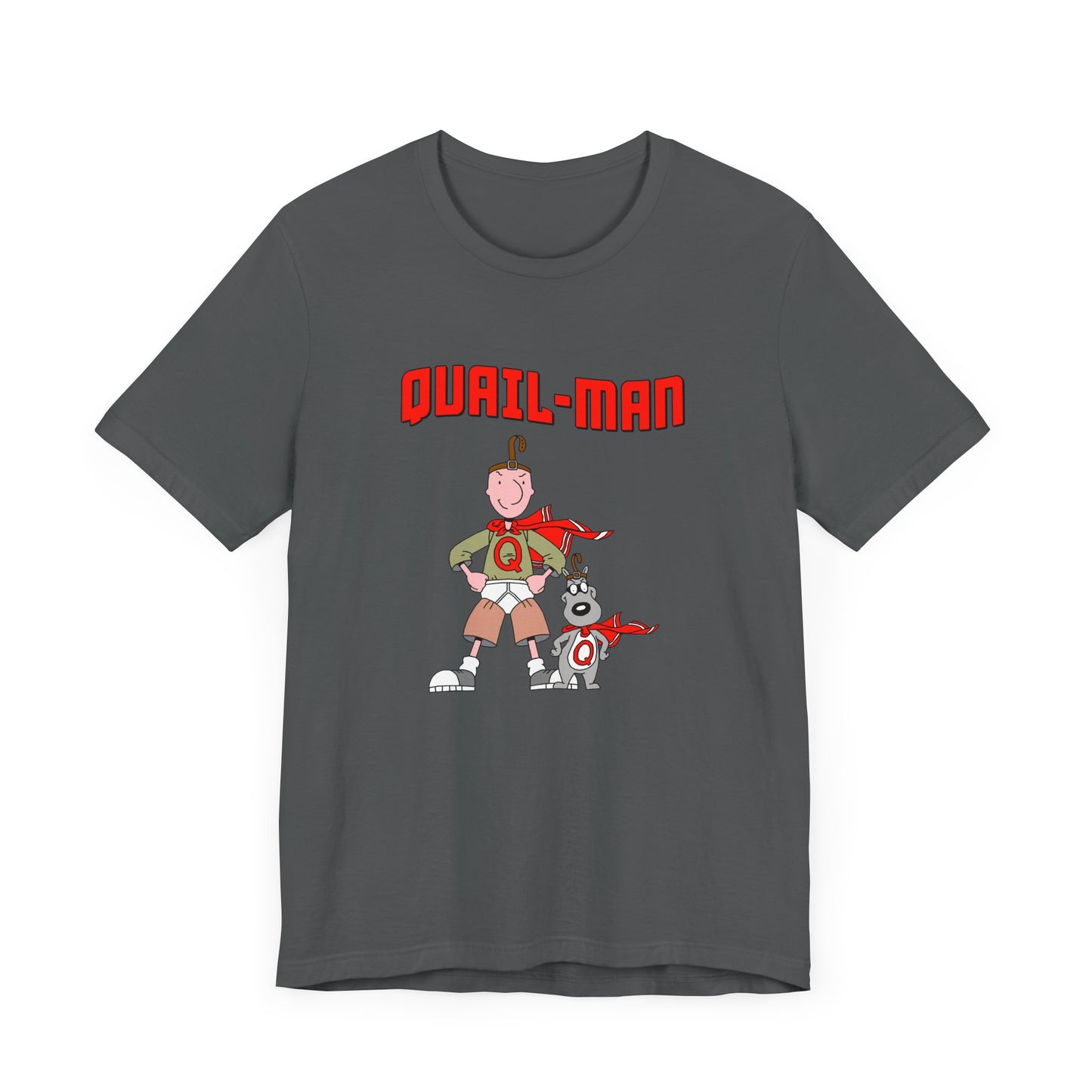 Doug Quailman Short Sleeve Tee Shirt - A Nostalgic Tribute to 90s Superhero Fun