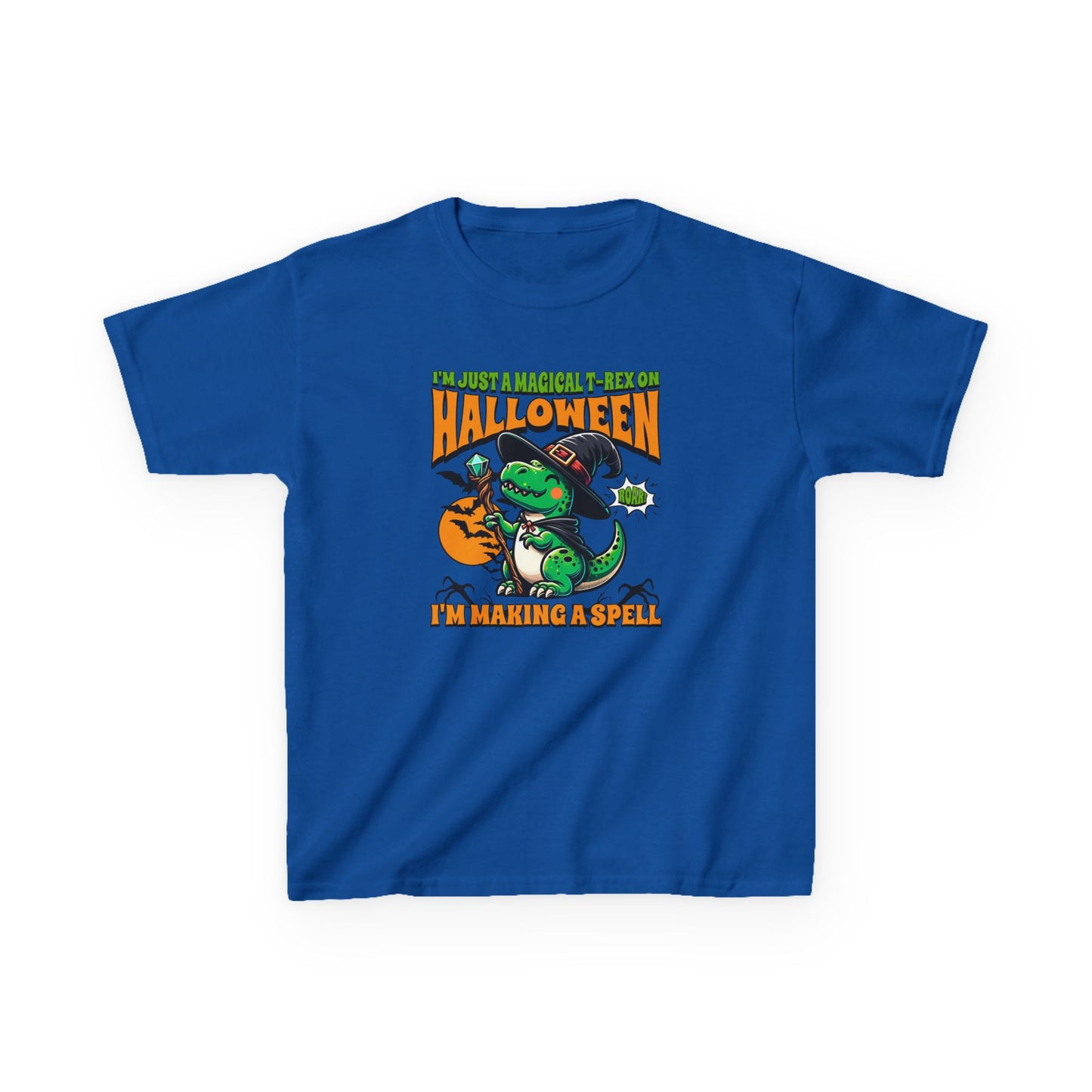 Kids Halloween Magical T-Rex Halloween T-Shirt