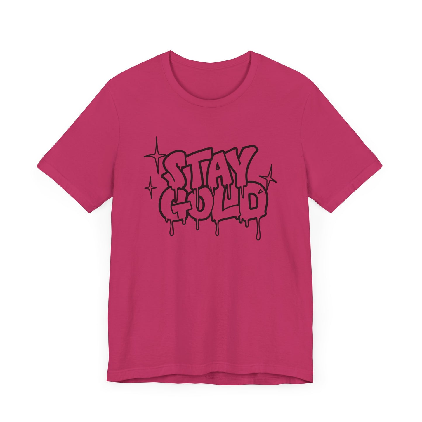 Stay Gold Short Sleeve Tee Shirt - A Classic Literary Tribute