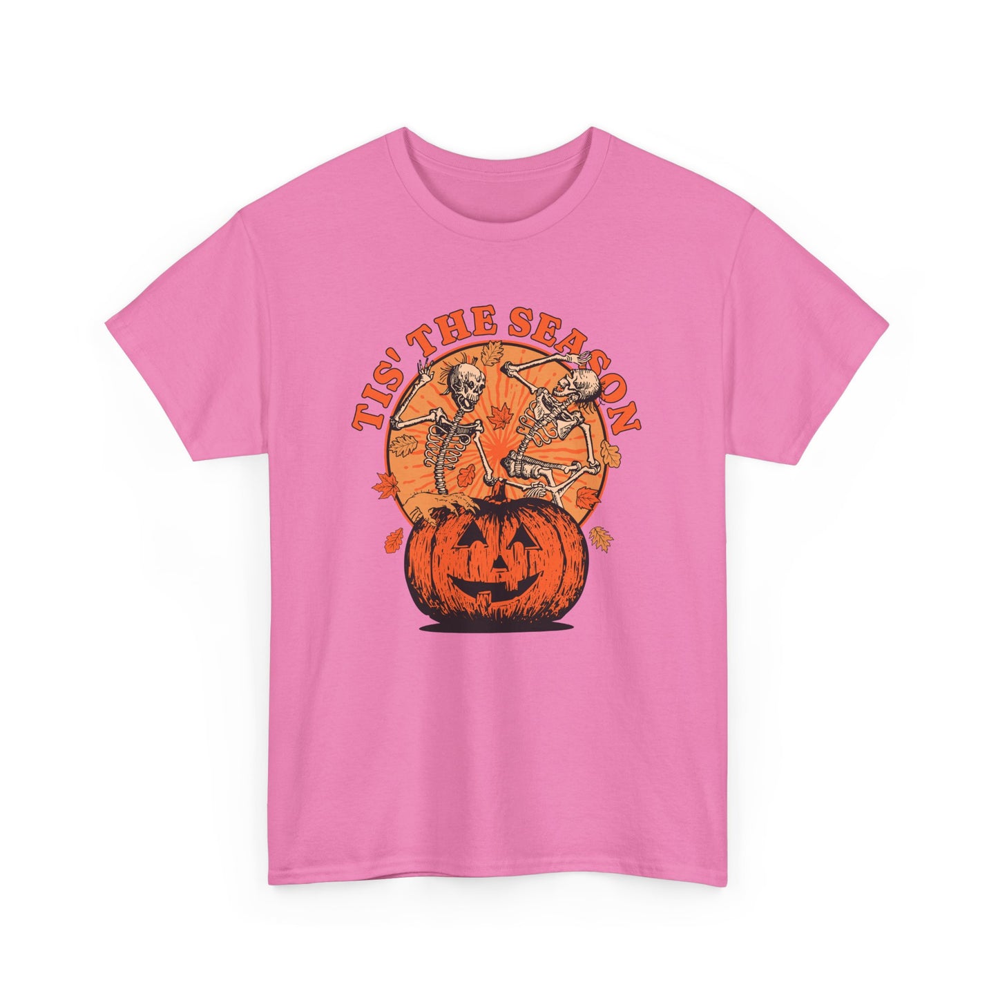 Tis the Season Halloween Tee – Fun and Festive Skeleton Graphic Shirt