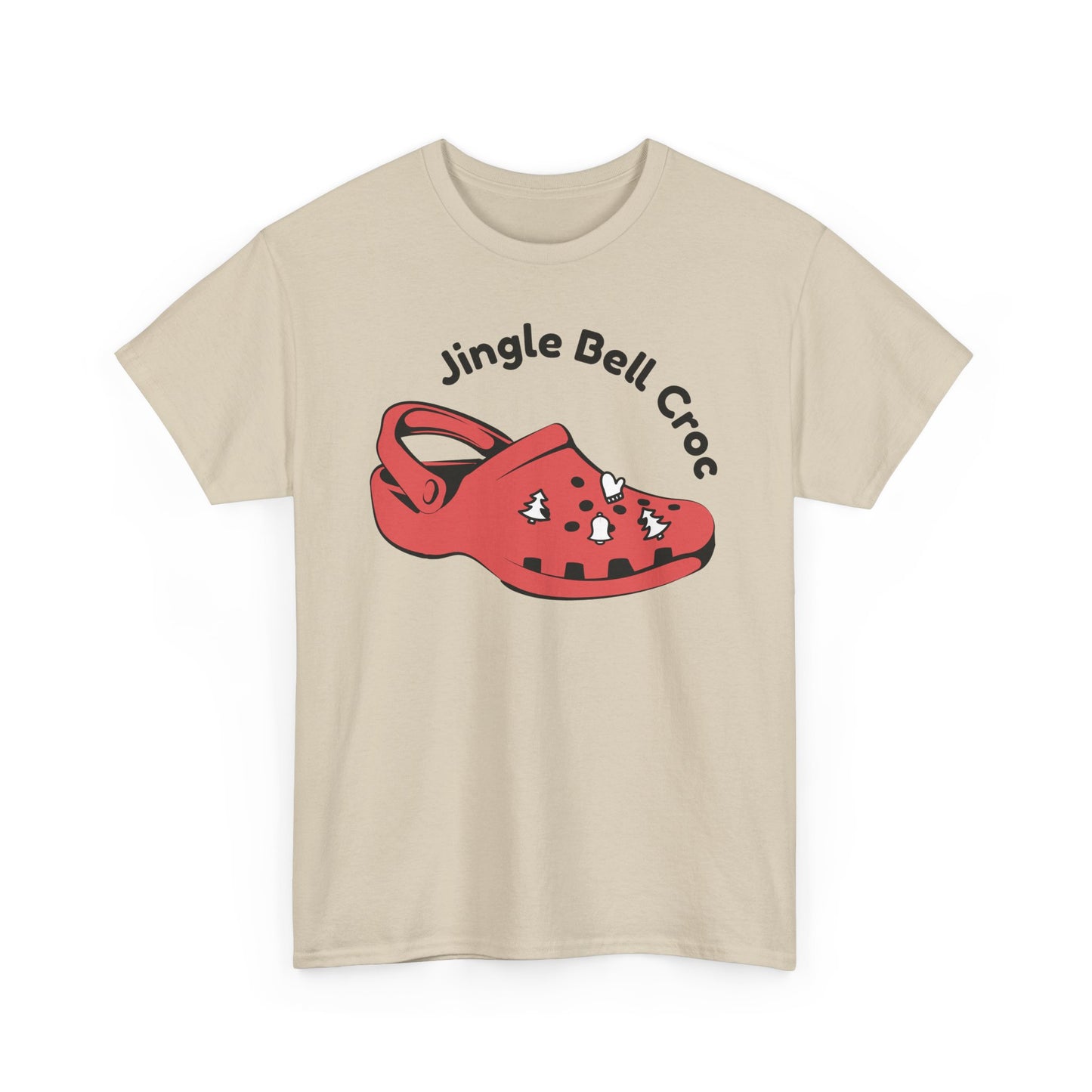 Jingle Bell Croc Short Sleeve Tee Shirt - Festive Fun for the Holidays