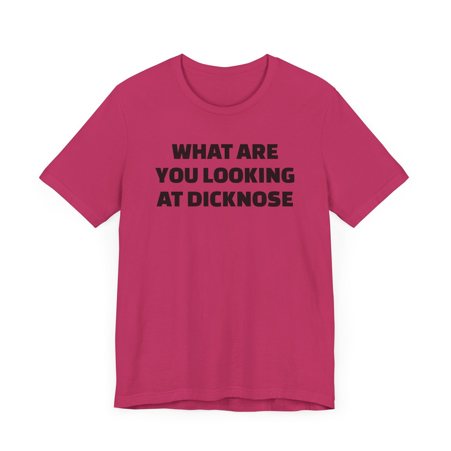 Teen Wolf What Are You Looking At Dicknose Short Sleeve Tee Shirt - A Legendary 80s Movie Tribute