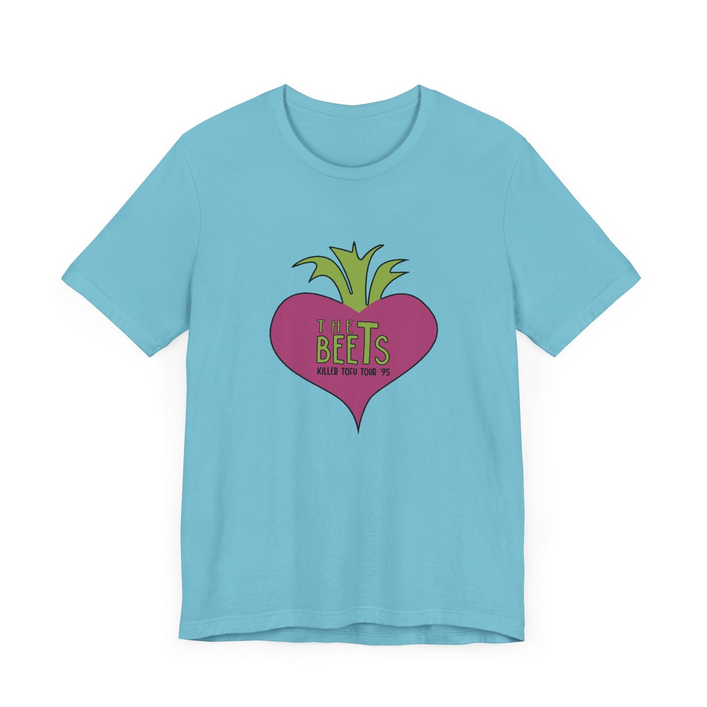 Doug The Beets World Tour '95 Short Sleeve T-Shirt - 90s Cartoon Band Nostalgia