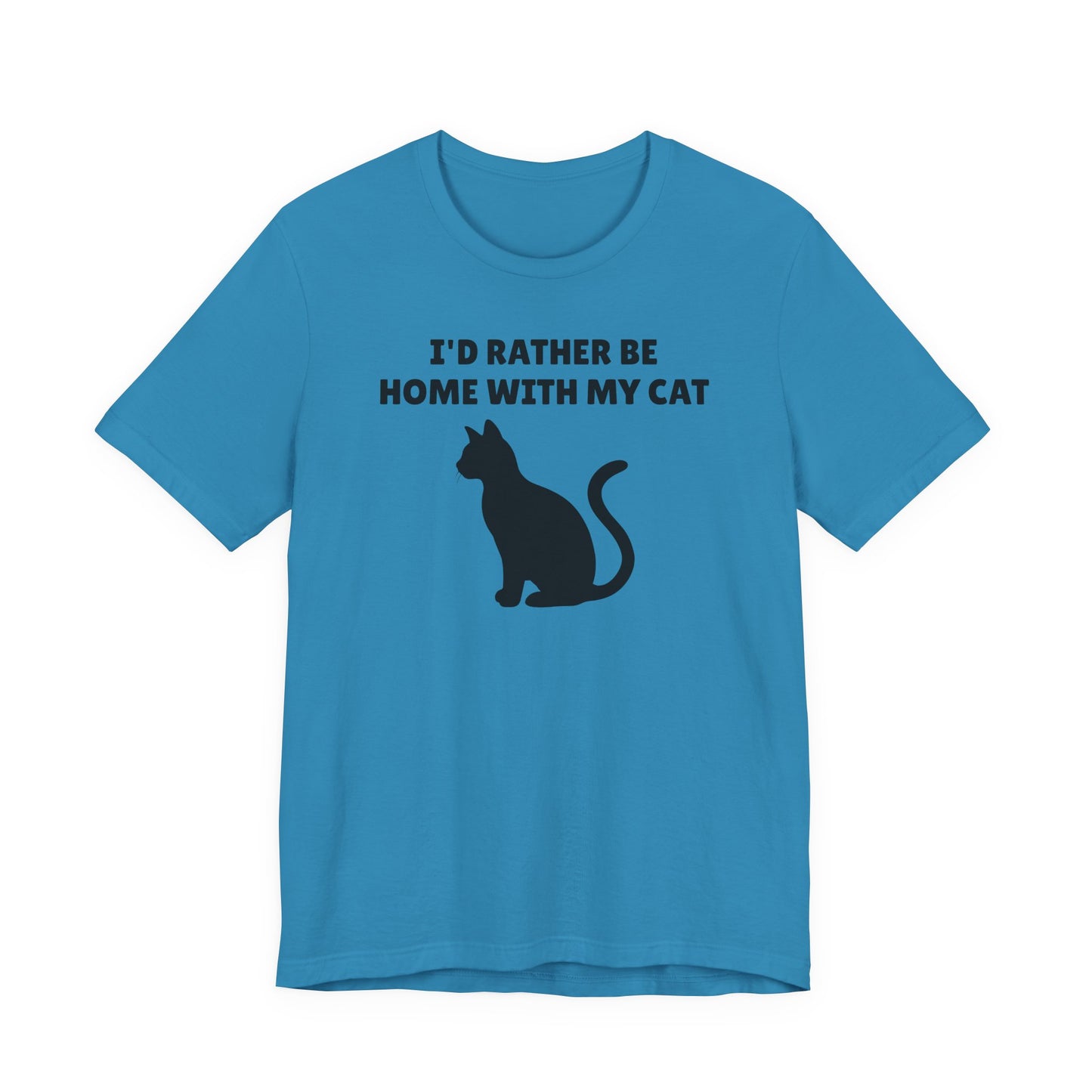 I’d Rather Be Home with My Cat T-Shirt