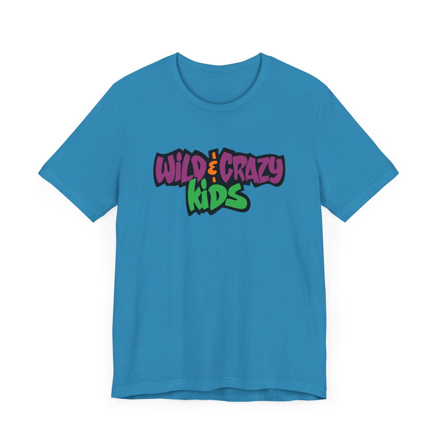 Wild and Crazy Kids Short Sleeve Tee Shirt - A Nostalgic Throwback for 80s and 90s Fans