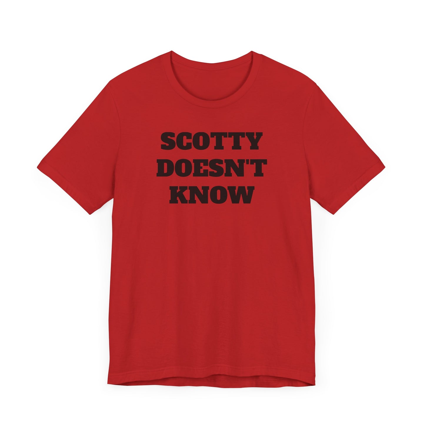 Scotty Doesn’t Know Short Sleeve T-Shirt - EuroTrip Movie Classic