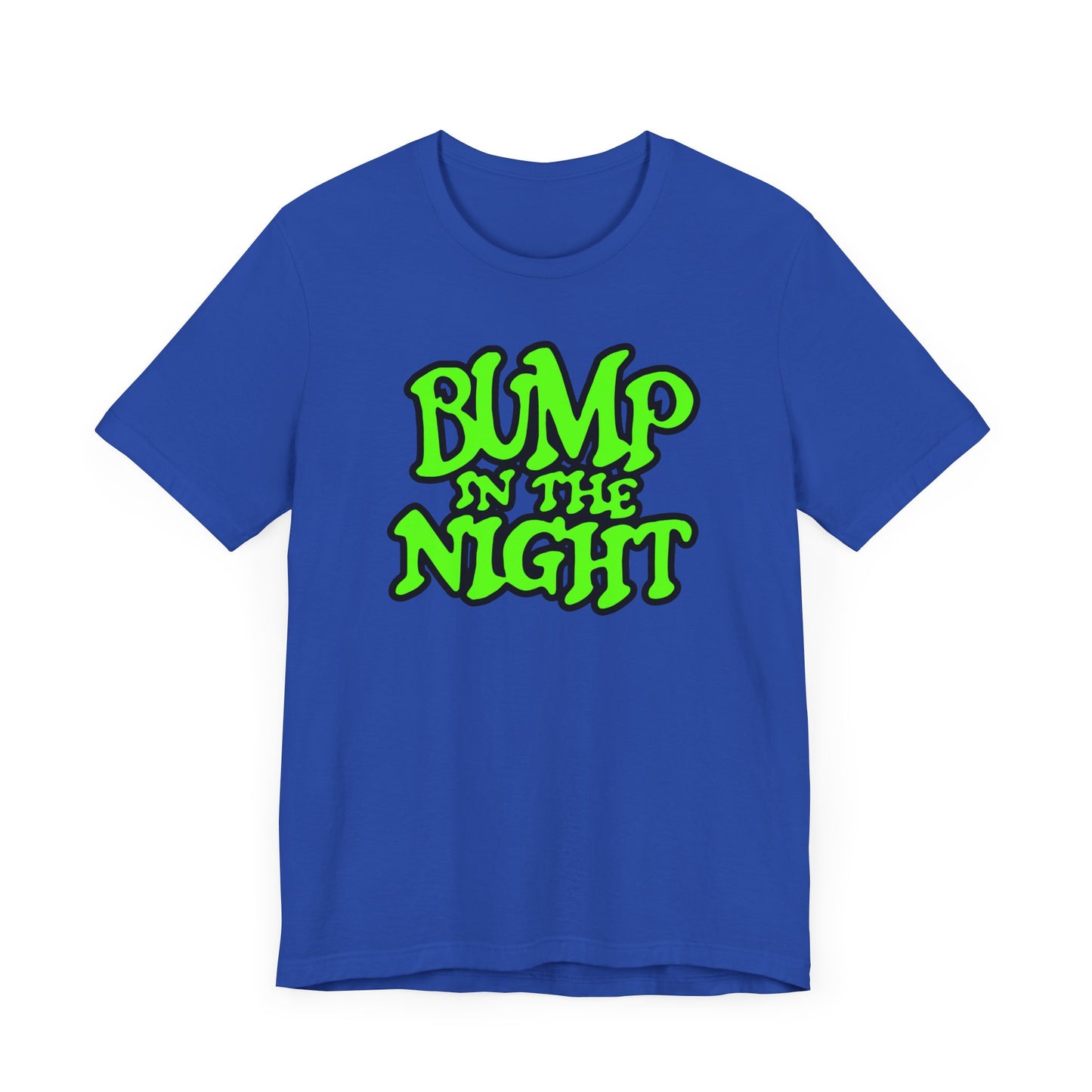 Bump in the Night Short Sleeve Tee Shirt - A Nostalgic Nod to 90s Claymation