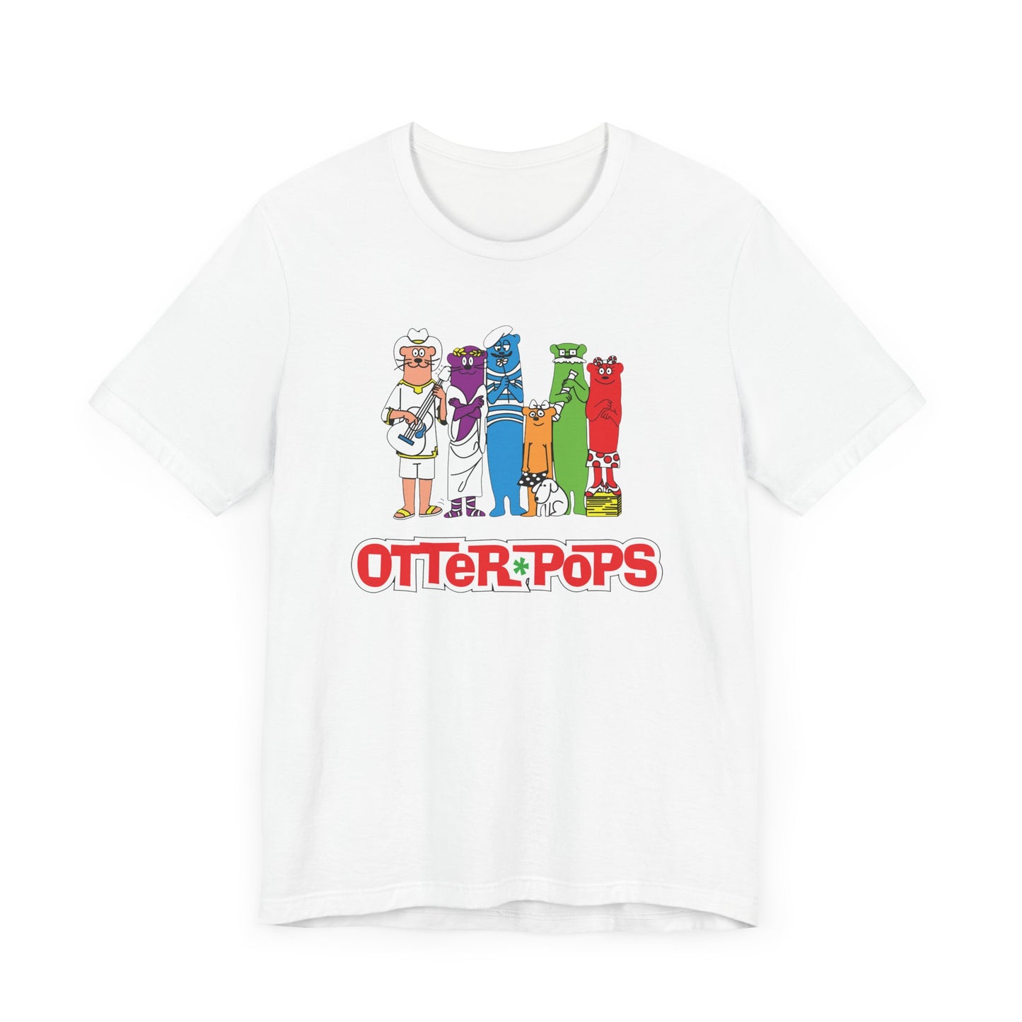 Otter Pops Short Sleeve T-Shirt - 80s Nostalgia Summer Fun