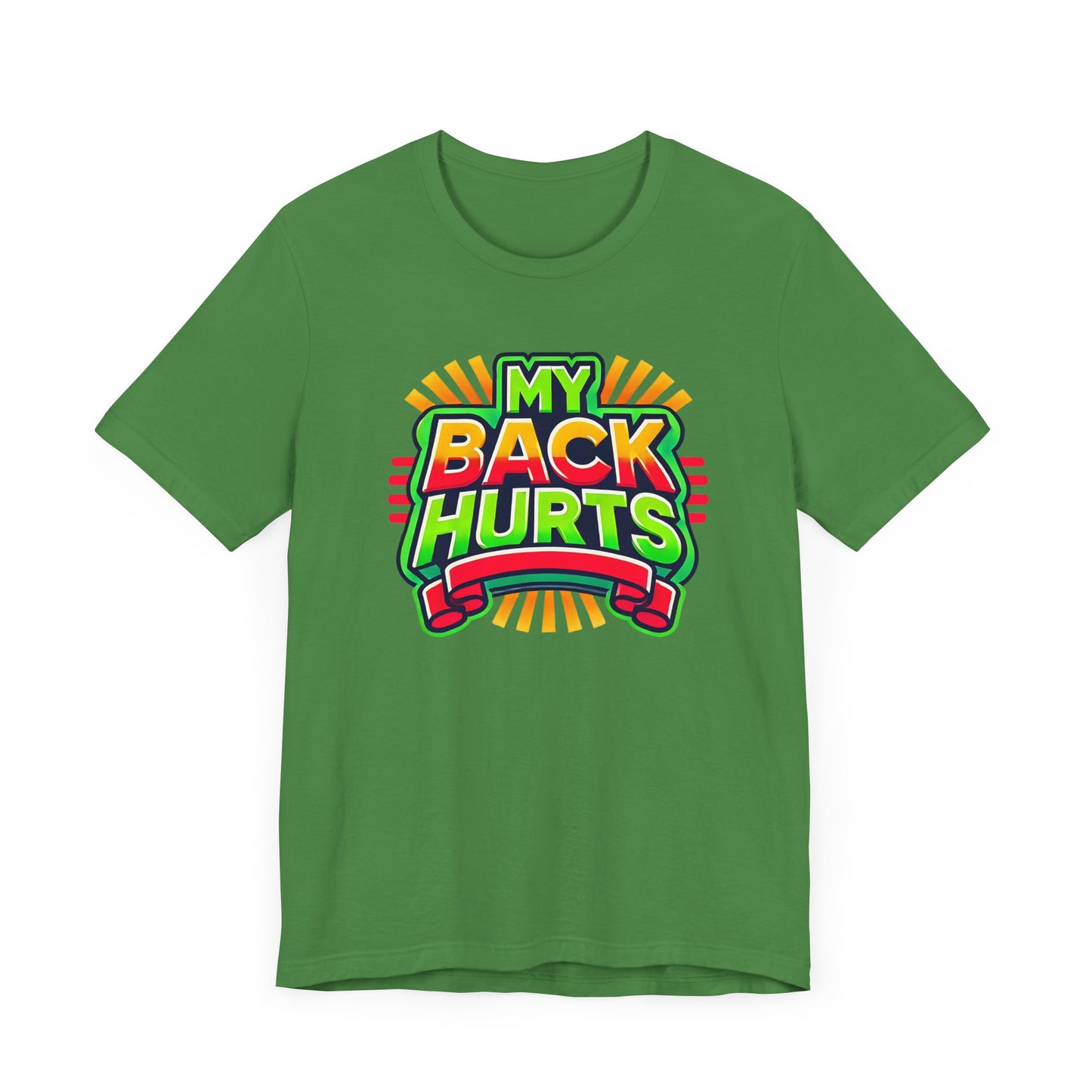 My Back Hurts Retro 80s Shirt – Nostalgic Cartoon-Inspired Design for 80s Kids