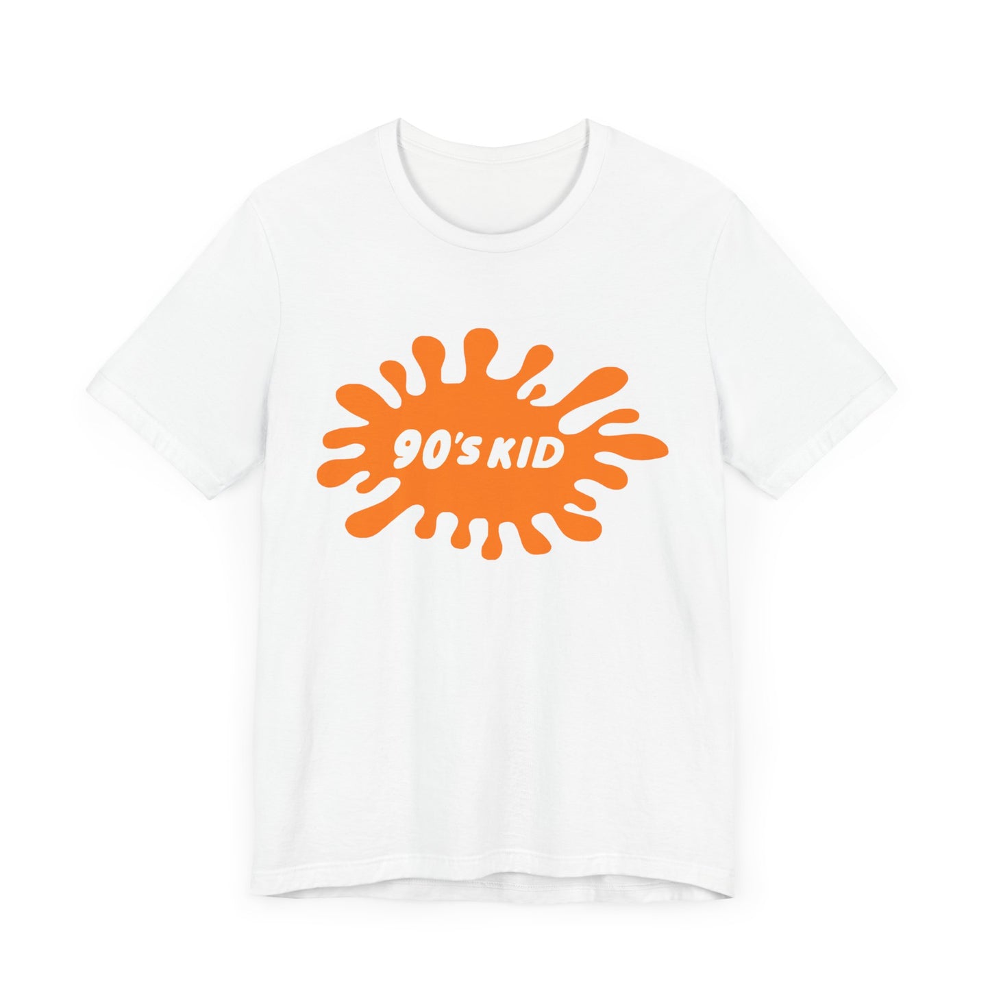 90’s Kid Short Sleeve T-Shirt - Nickelodeon-Inspired Retro Fun