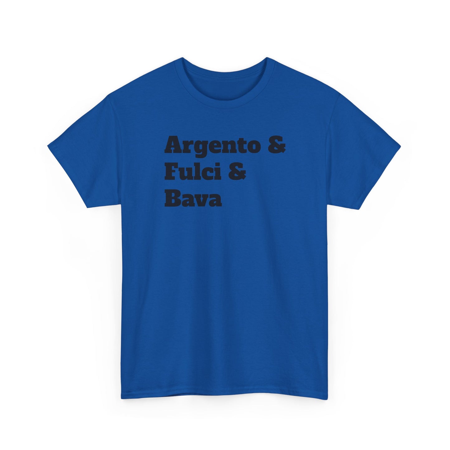 Italian Horror Directors T-Shirt – Tribute to Argento, Fulci and Bava