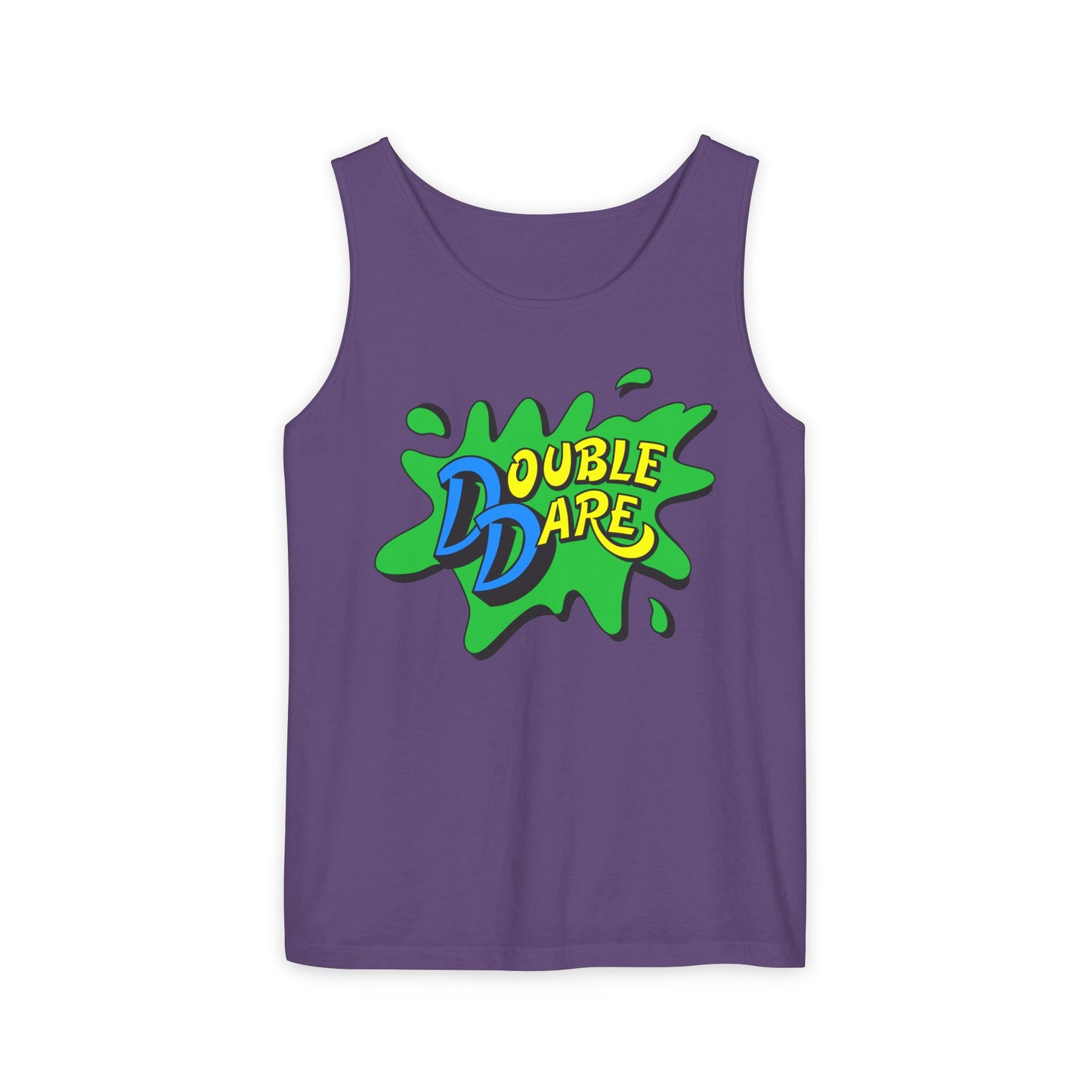 80s 90s Physical Challenge Slime Game Show Logo Tank Top
