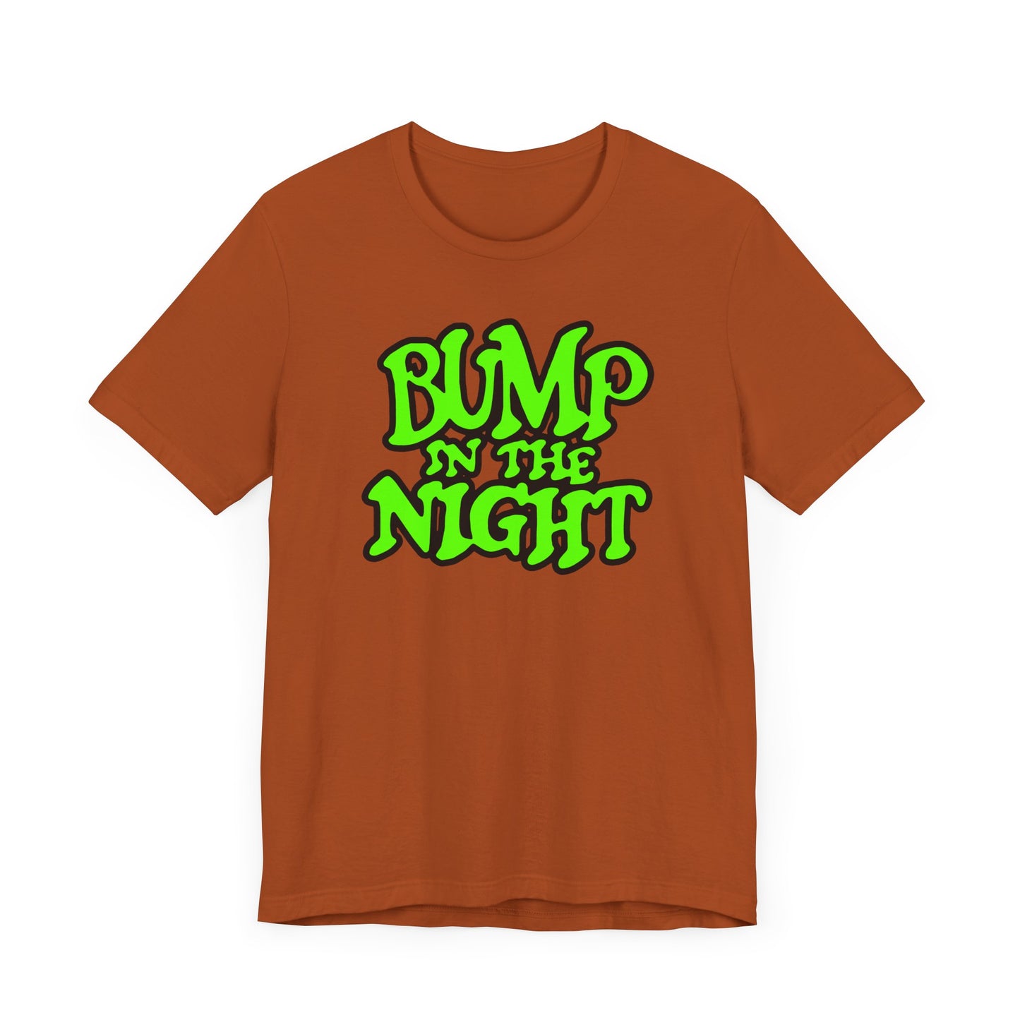 Bump in the Night Short Sleeve Tee Shirt - A Nostalgic Nod to 90s Claymation
