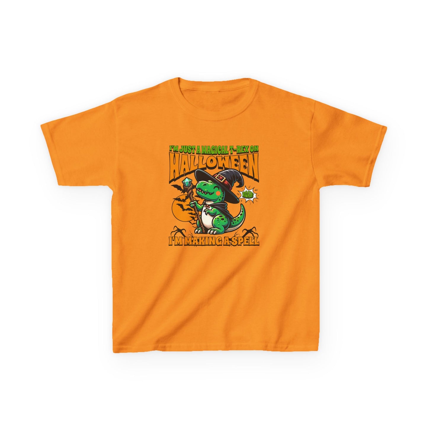 Kids Halloween Magical T-Rex Halloween T-Shirt
