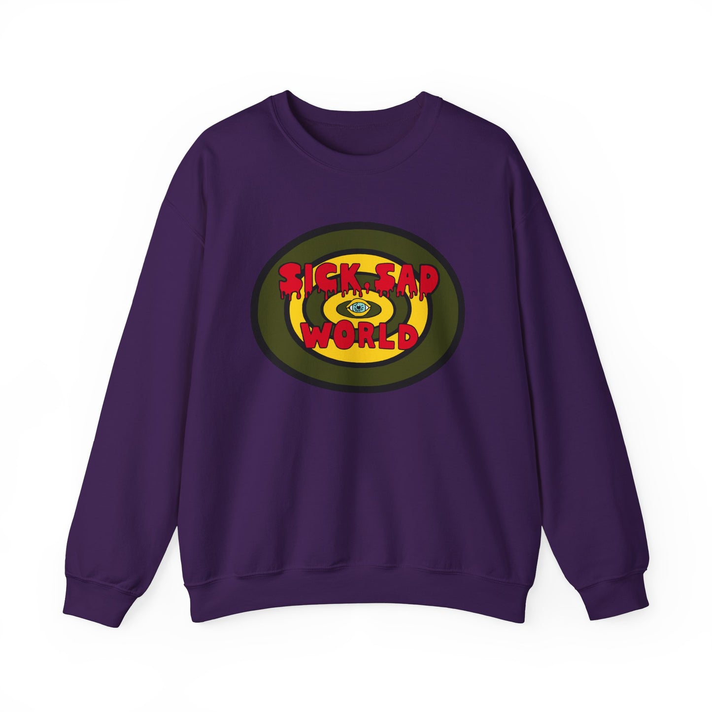 Daria Sick Sad World Crewneck Sweatshirt - 90s Animated Satire at Its Best