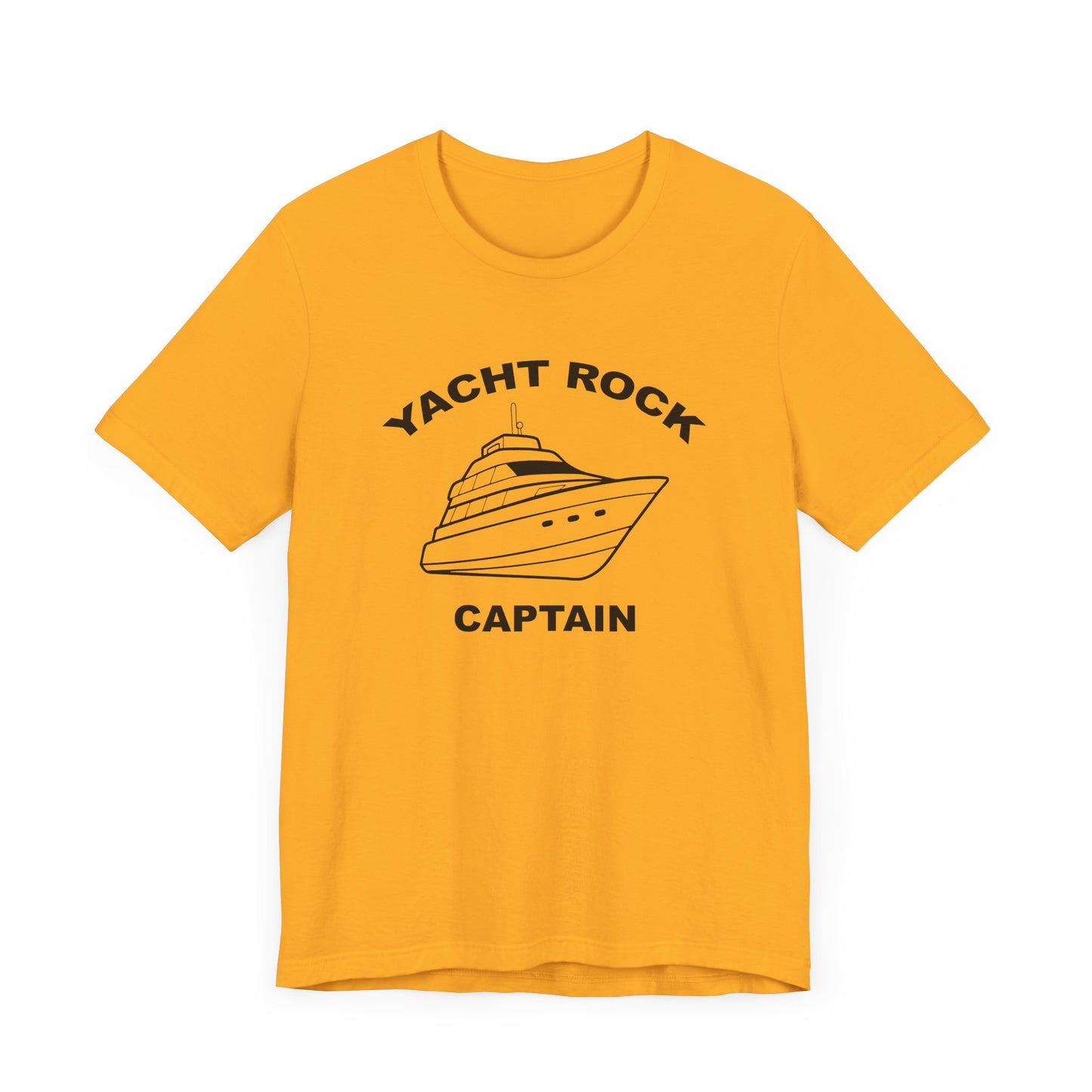 Yacht Rock Captain Short Sleeve Tee Shirt - Smooth Sailing in Style