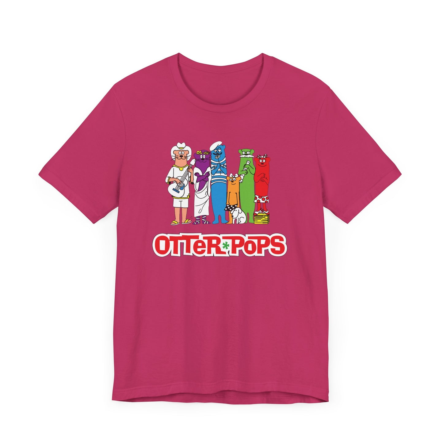 Otter Pops Short Sleeve T-Shirt - 80s Nostalgia Summer Fun