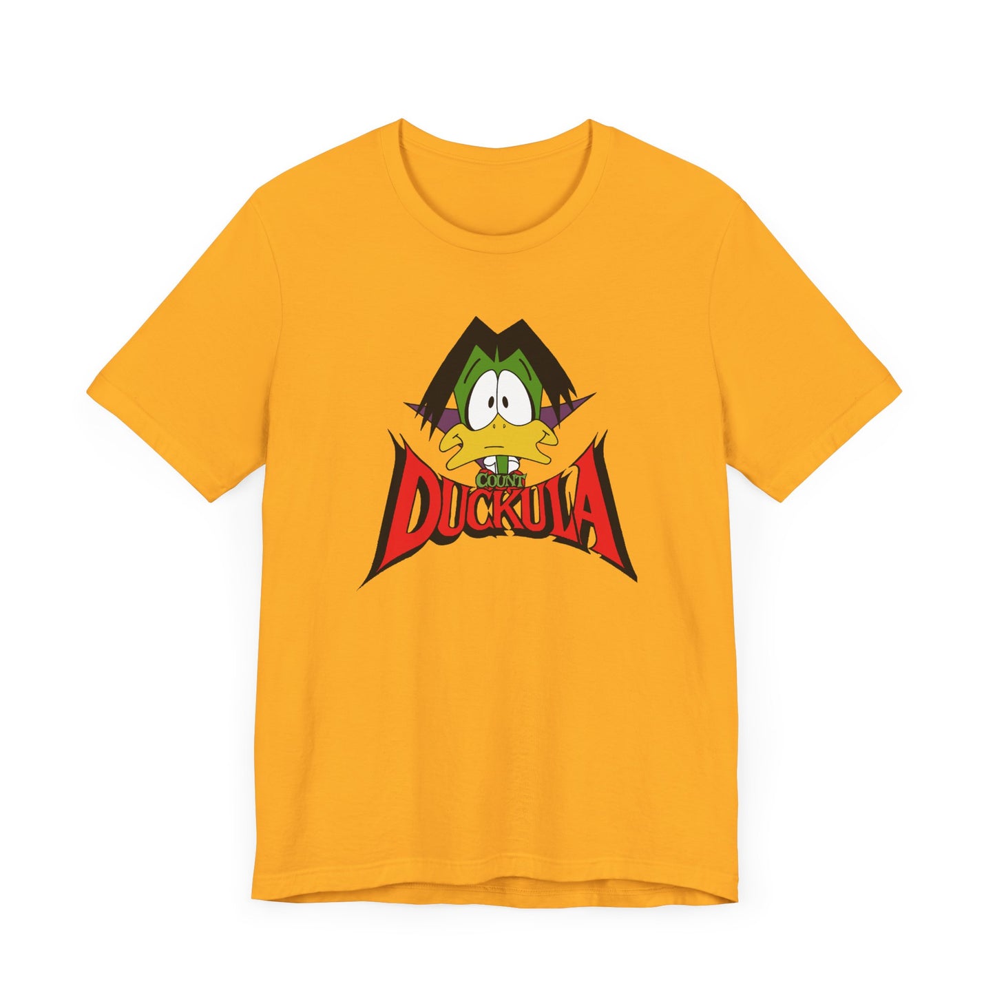 Count Duckula Short Sleeve Tee Shirt - A Nostalgic Nod to Everyone’s Favorite Vampire Duck