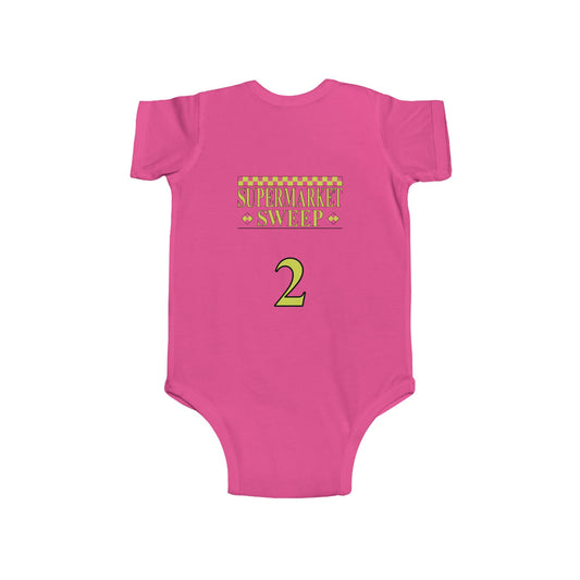 Supermarket Sweep Team 2 Pink Bodysuit Onesie