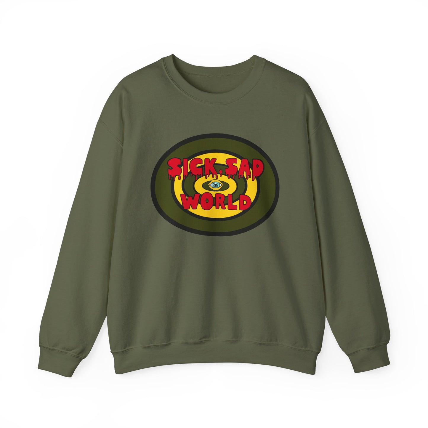 Daria Sick Sad World Crewneck Sweatshirt - 90s Animated Satire at Its Best