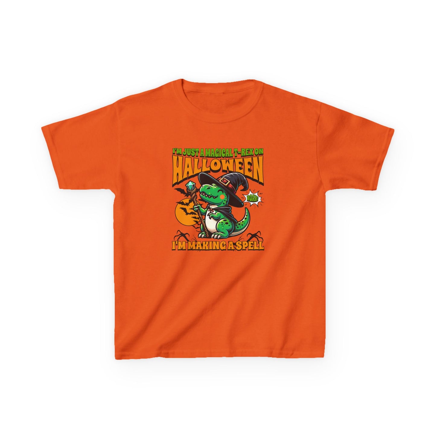 Kids Halloween Magical T-Rex Halloween T-Shirt