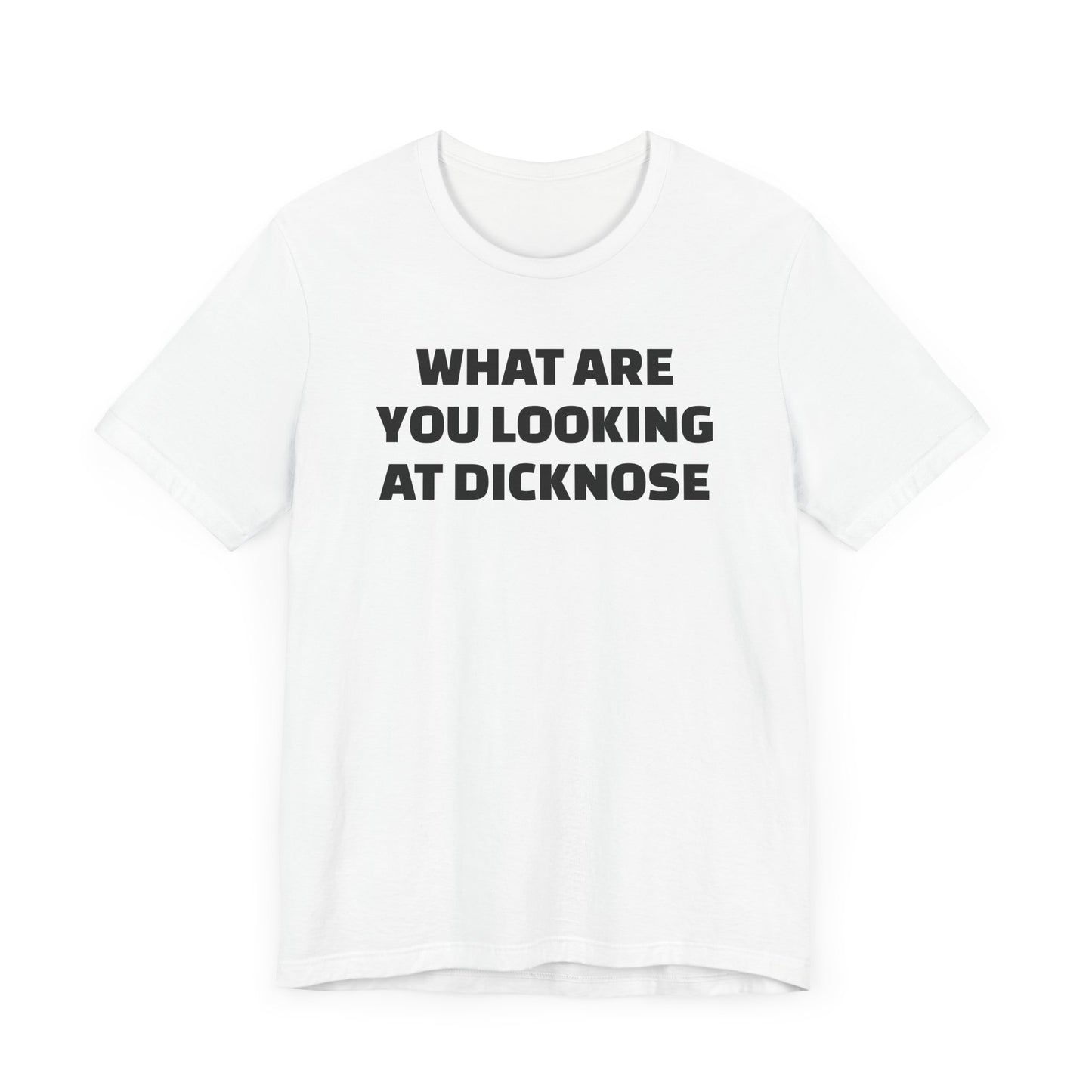 Teen Wolf What Are You Looking At Dicknose Short Sleeve Tee Shirt - A Legendary 80s Movie Tribute